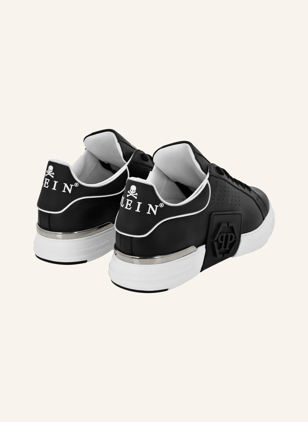 Nappa Leather Sneakers Low Top Hexagon