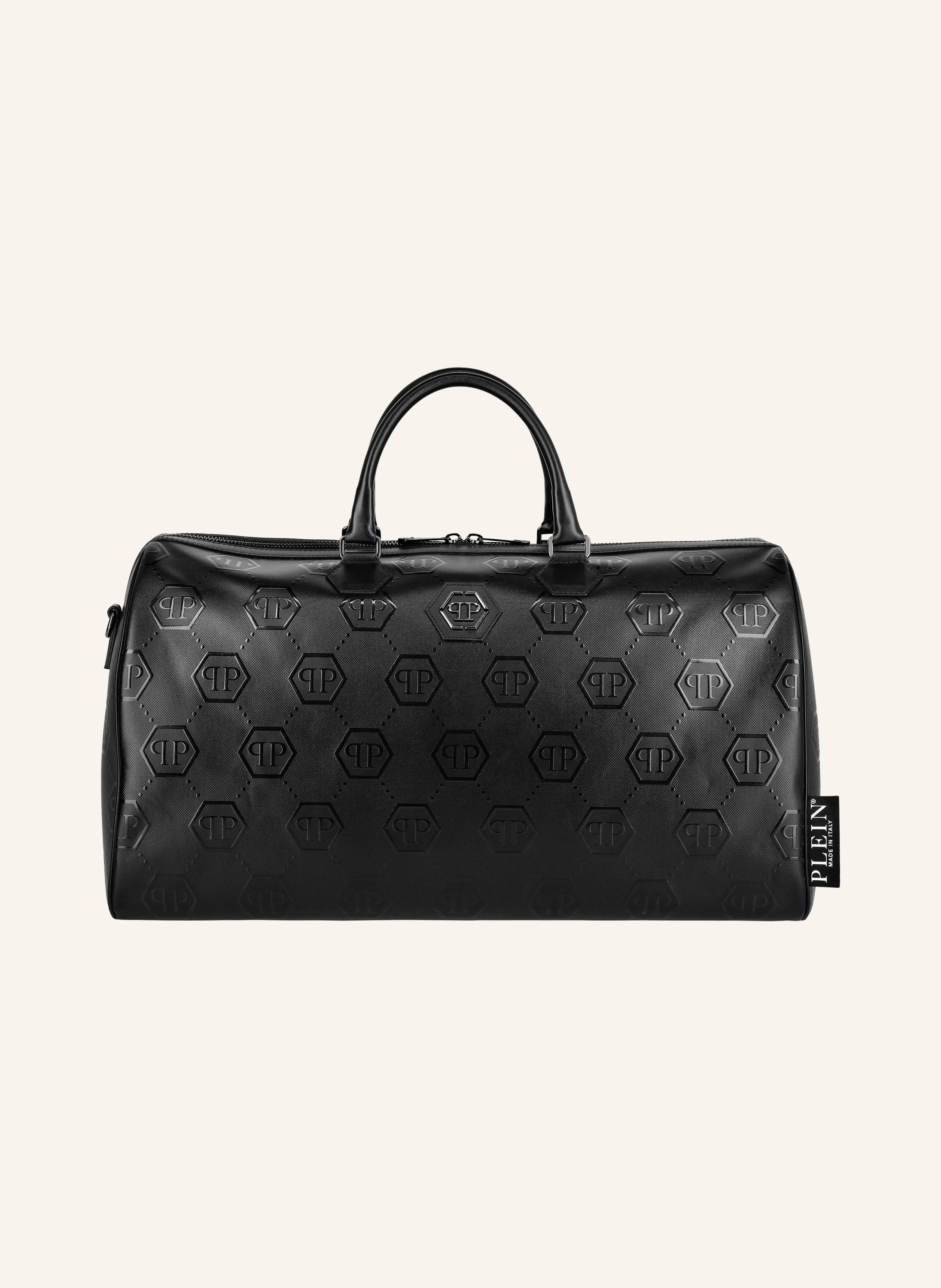 Nappa Handle Bag Weekend  Embossed Monogram