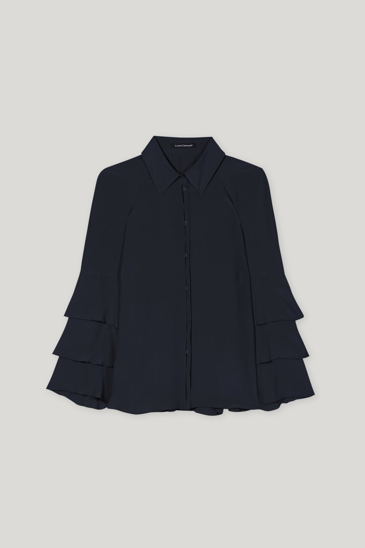 Bluse aus Seiden-Mix