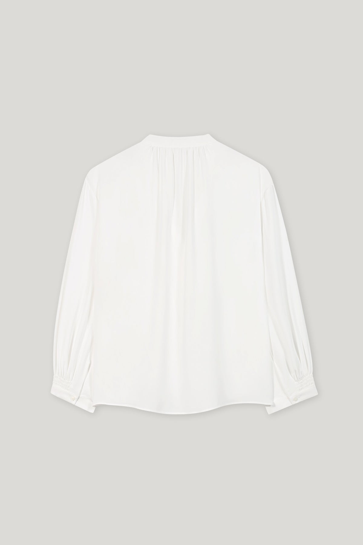 Tunika-Bluse aus Seiden-Mix