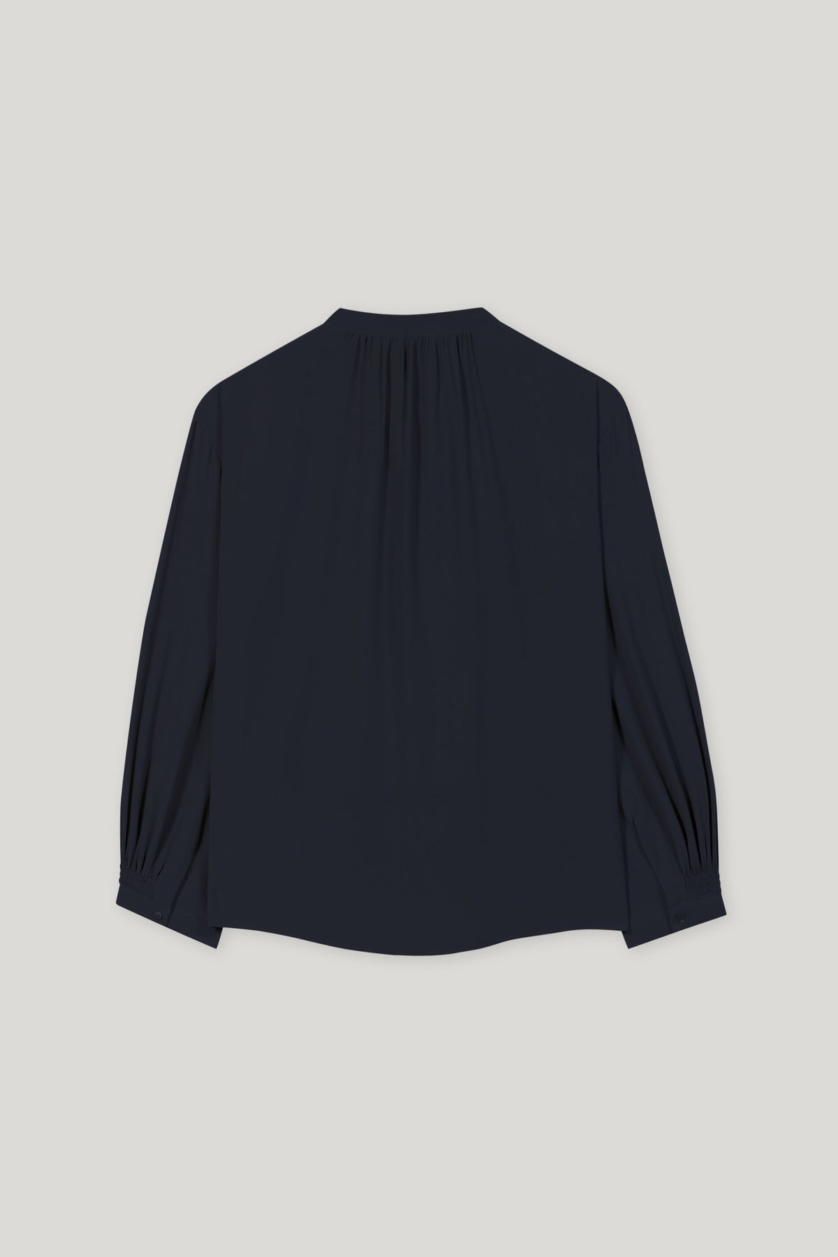 Tunika-Bluse aus Seiden-Mix