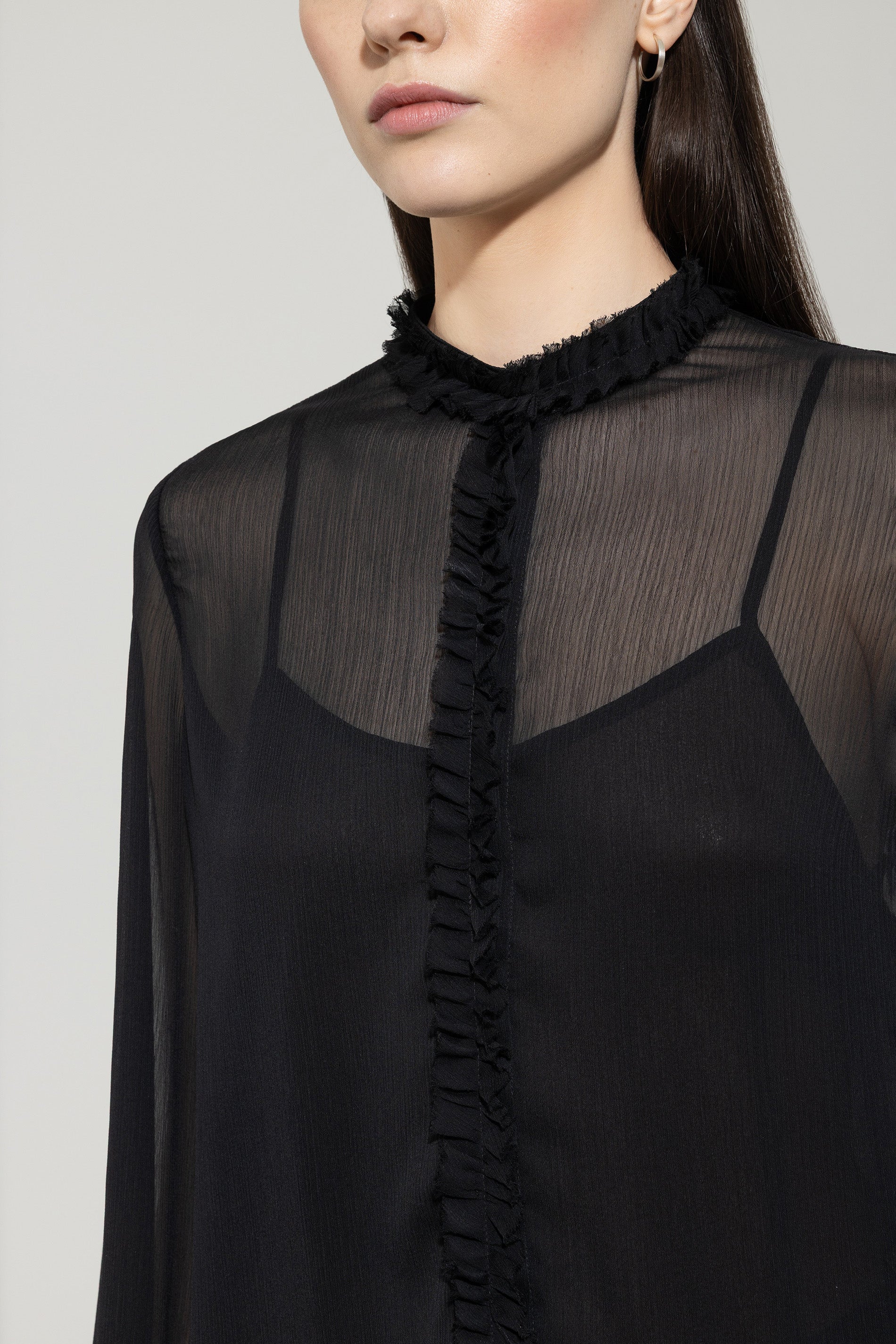 Bluse mit Rüschen-Details