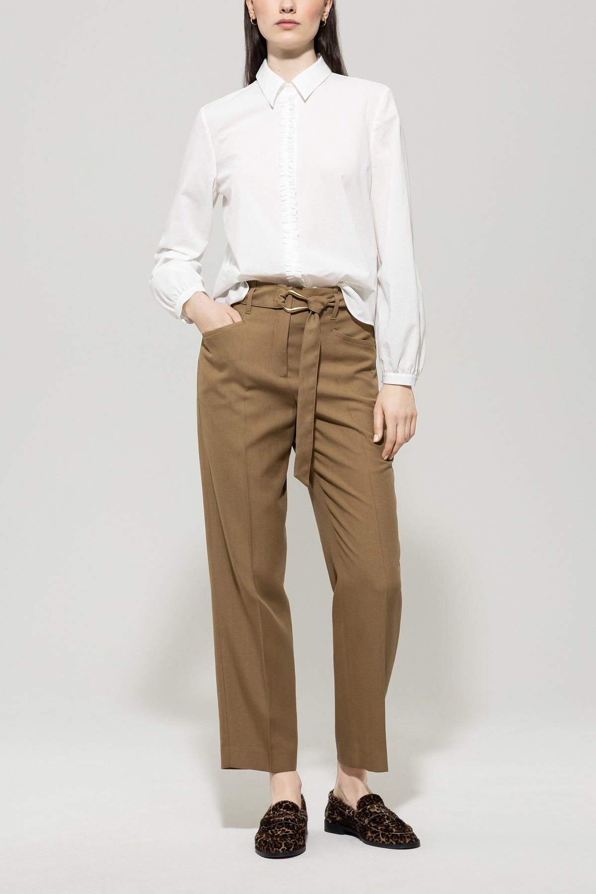 Bluse aus Baumwoll-Voile