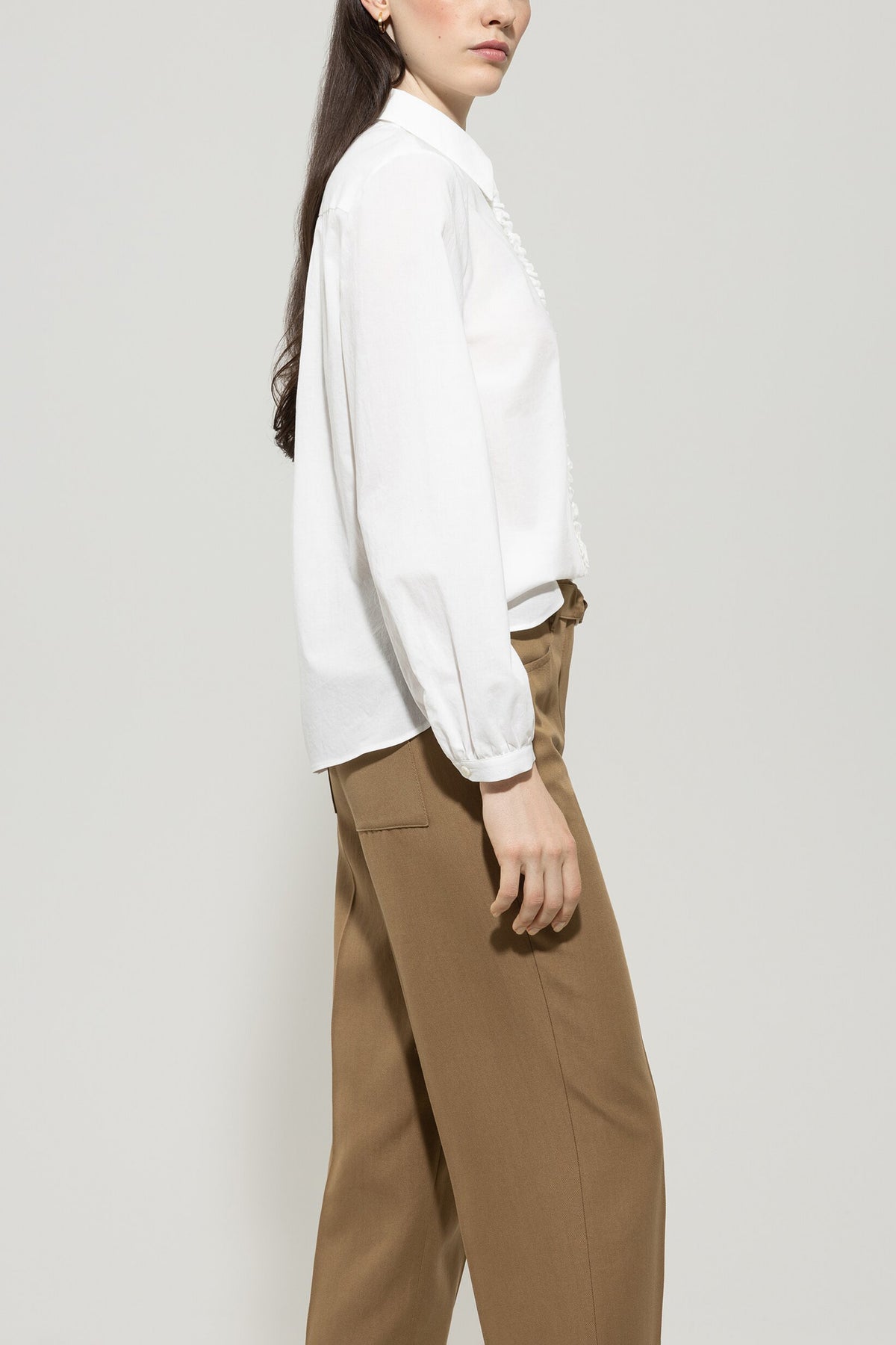 Bluse aus Baumwoll-Voile