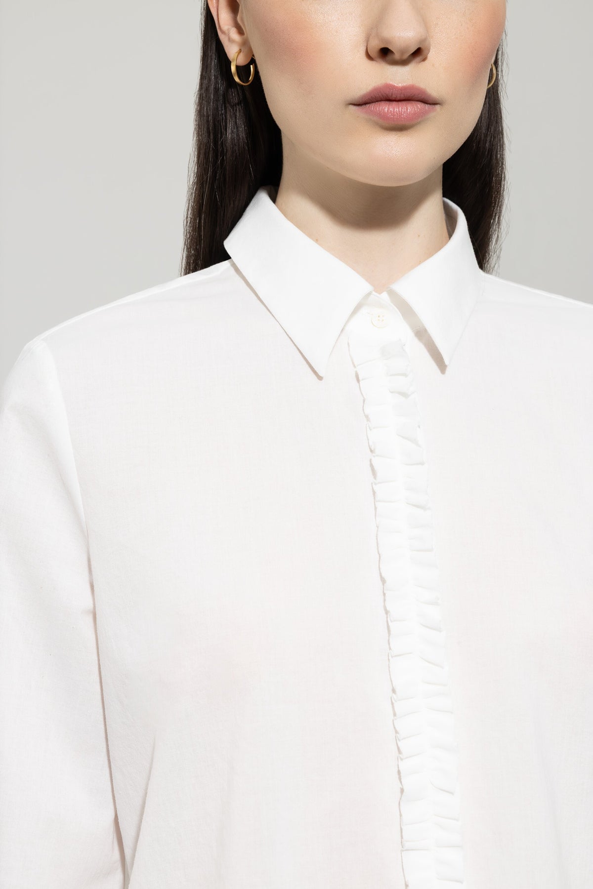 Bluse aus Baumwoll-Voile