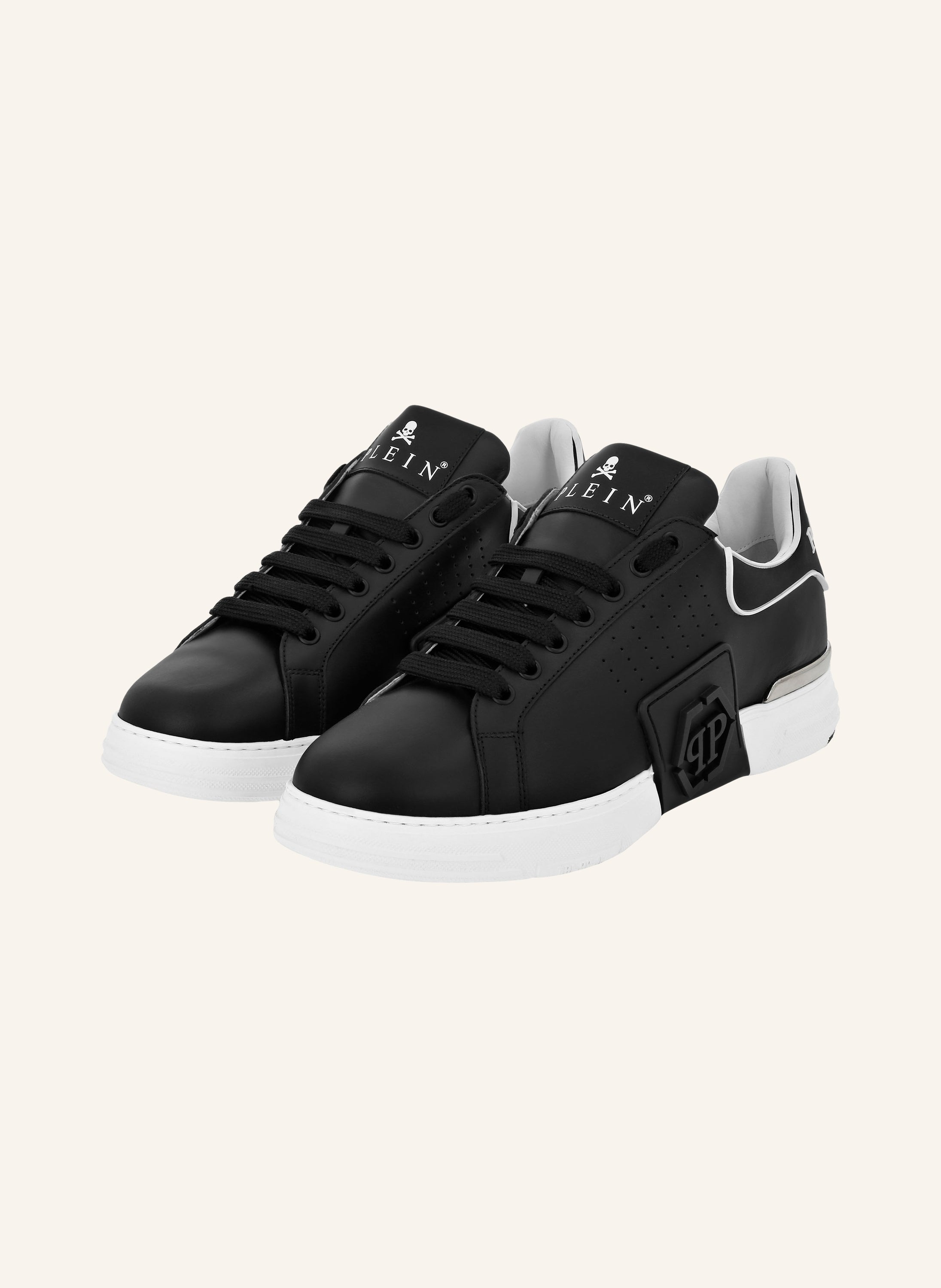 Nappa Leather Sneakers Low Top Hexagon