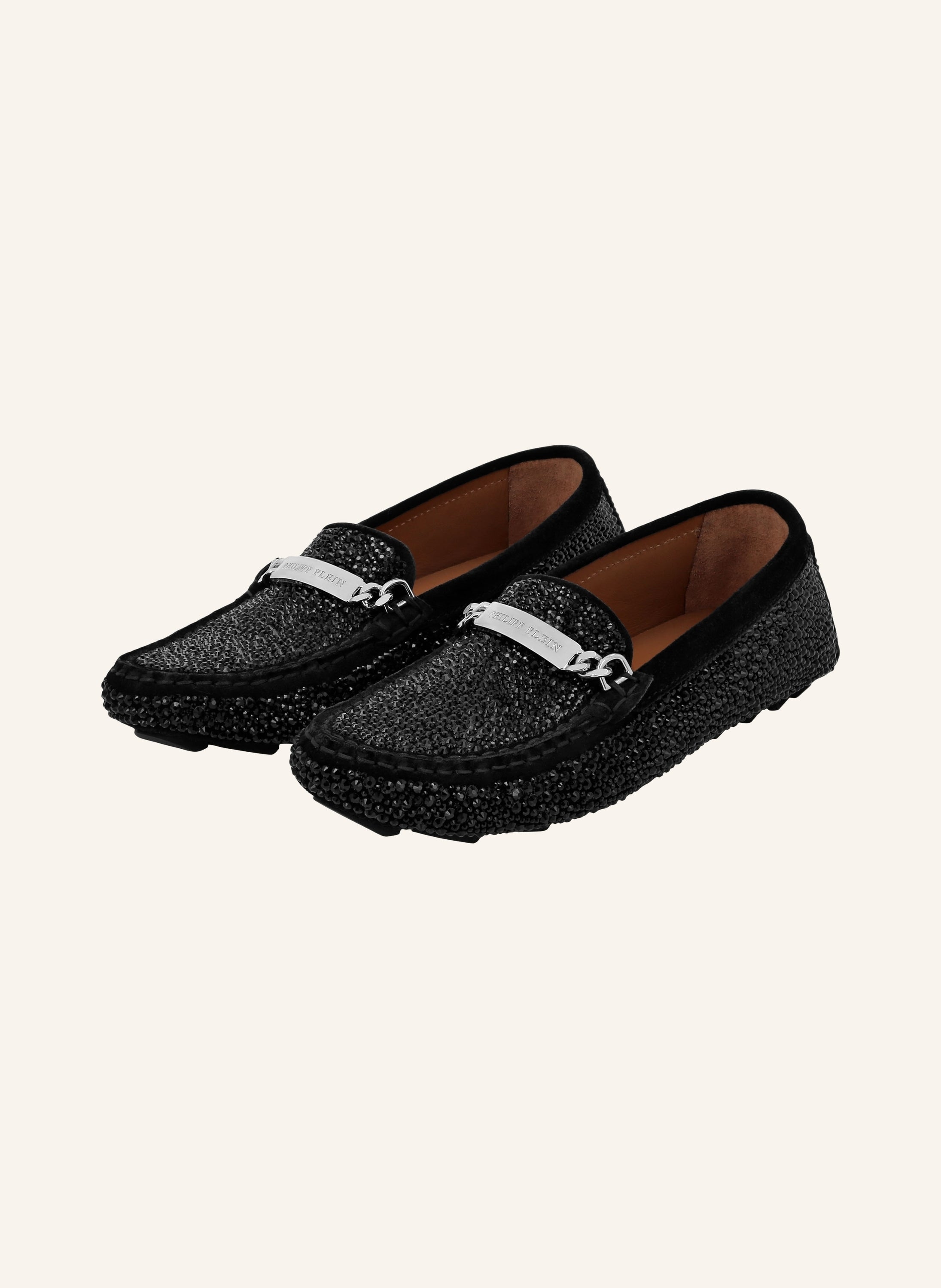 Suede Strass Moccasin