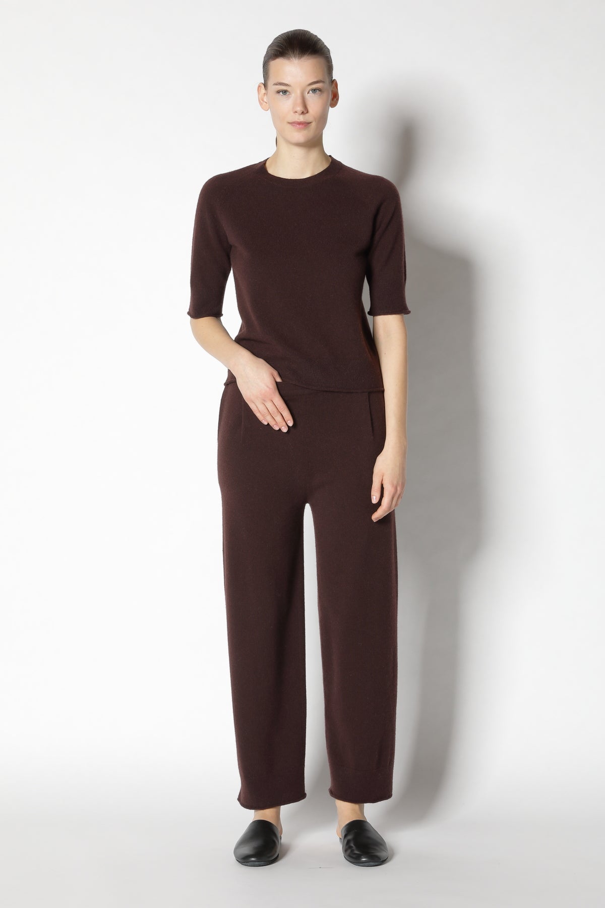 Pure Cropped Pleated Pants