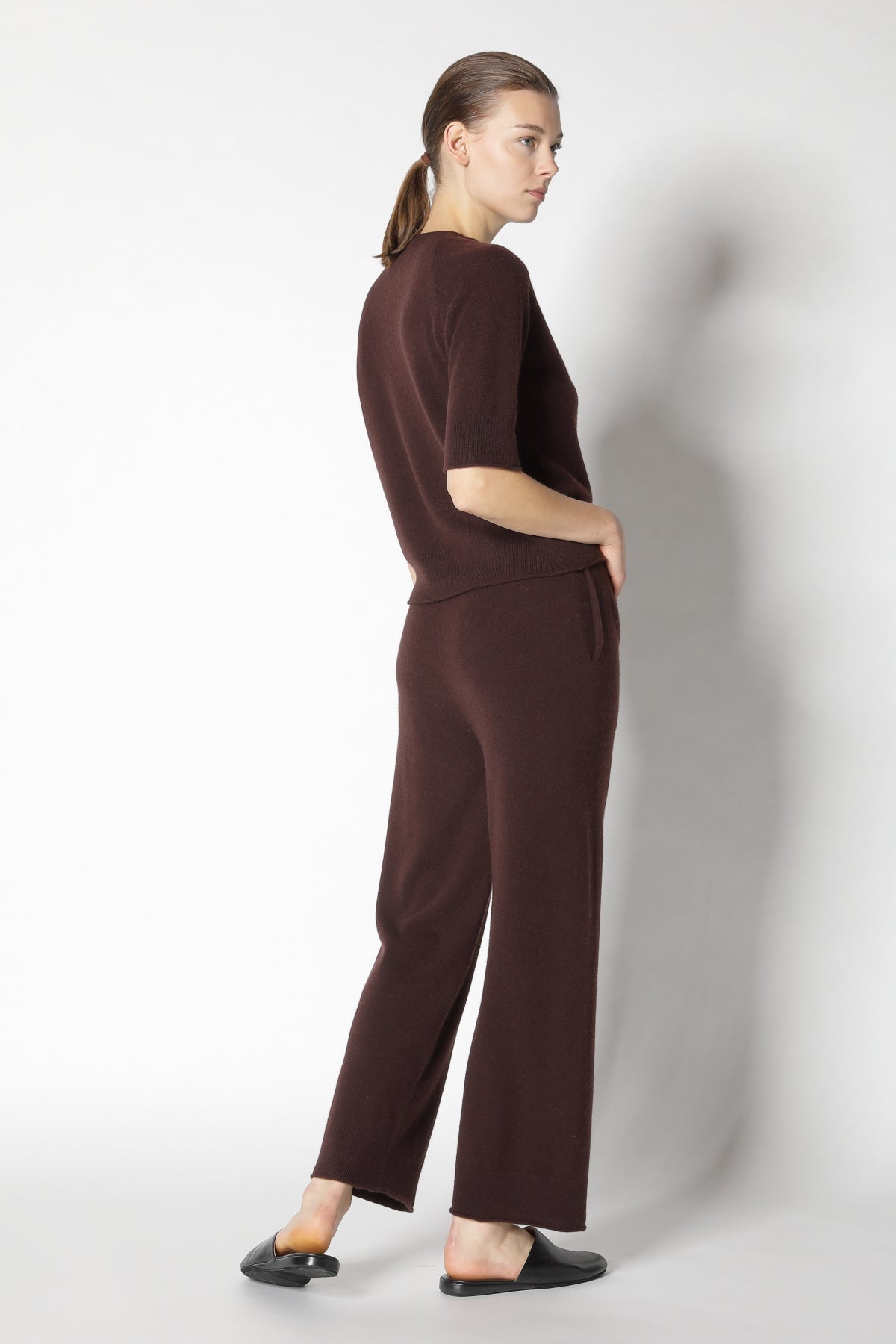 Pure Cropped Pleated Pants