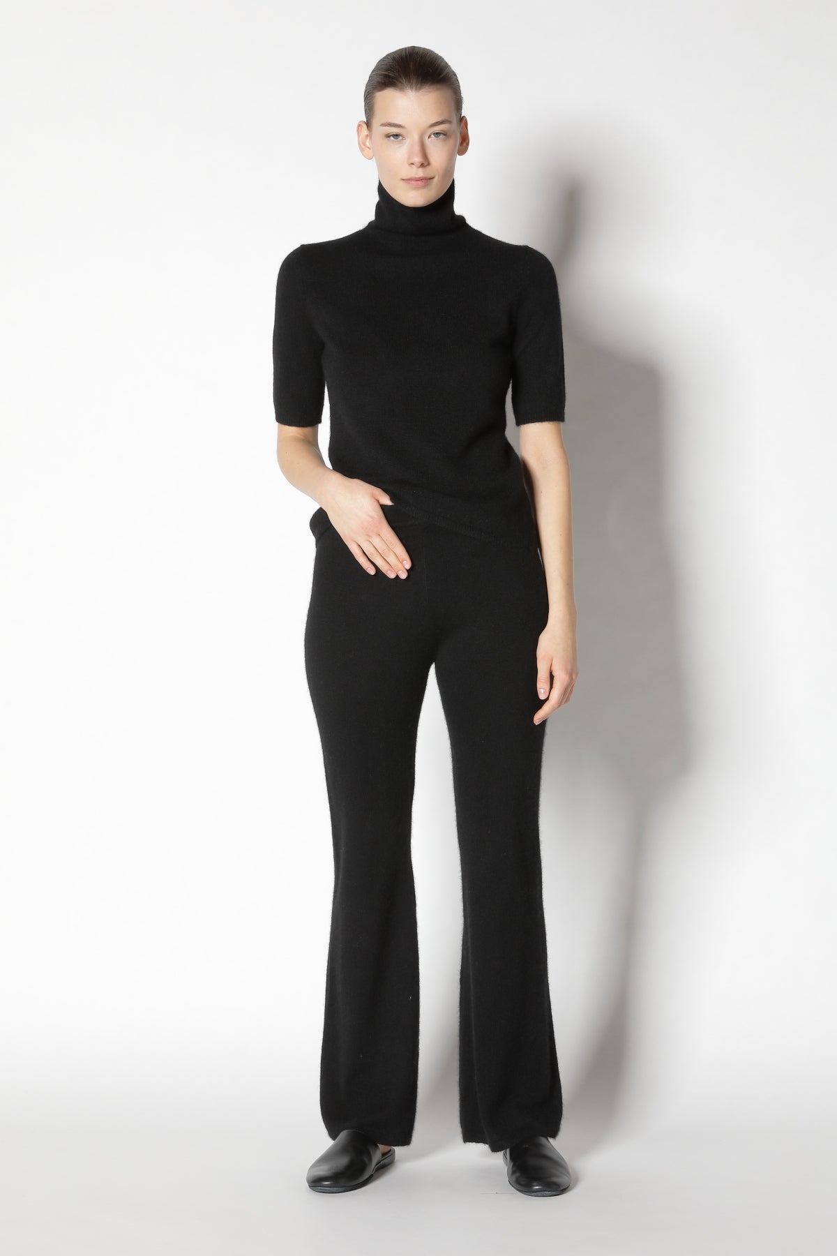 Fluffy Bell Bottom Pants