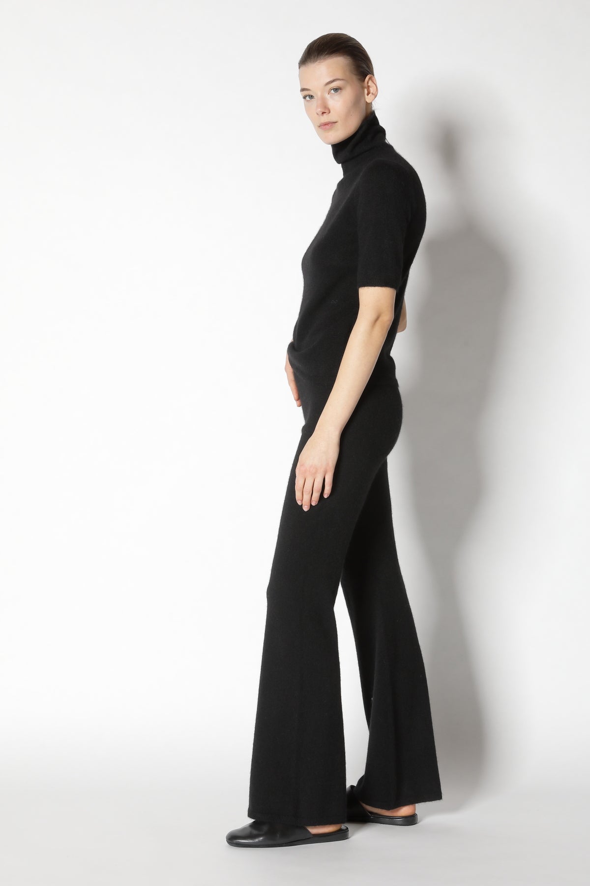 Fluffy Bell Bottom Pants