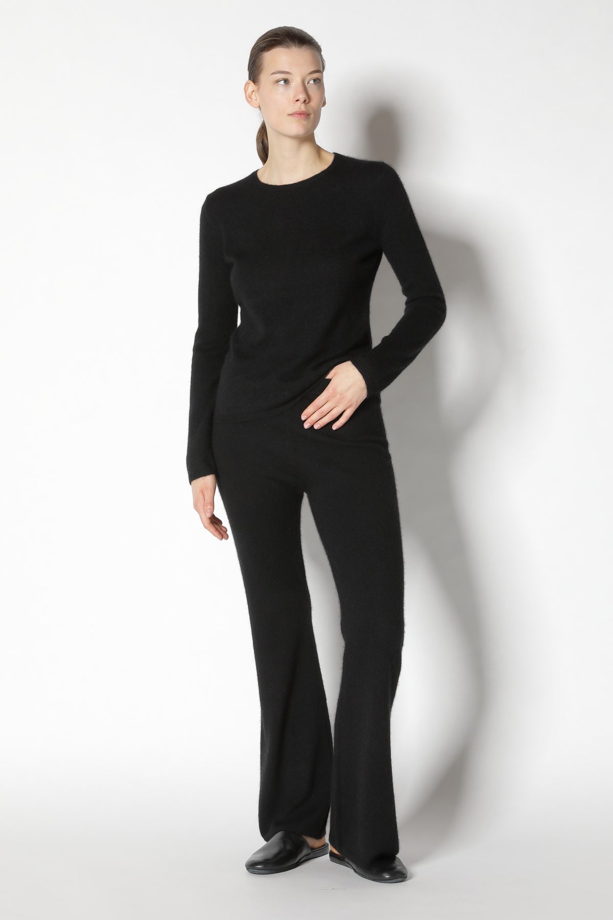 Fluffy Bell Bottom Pants
