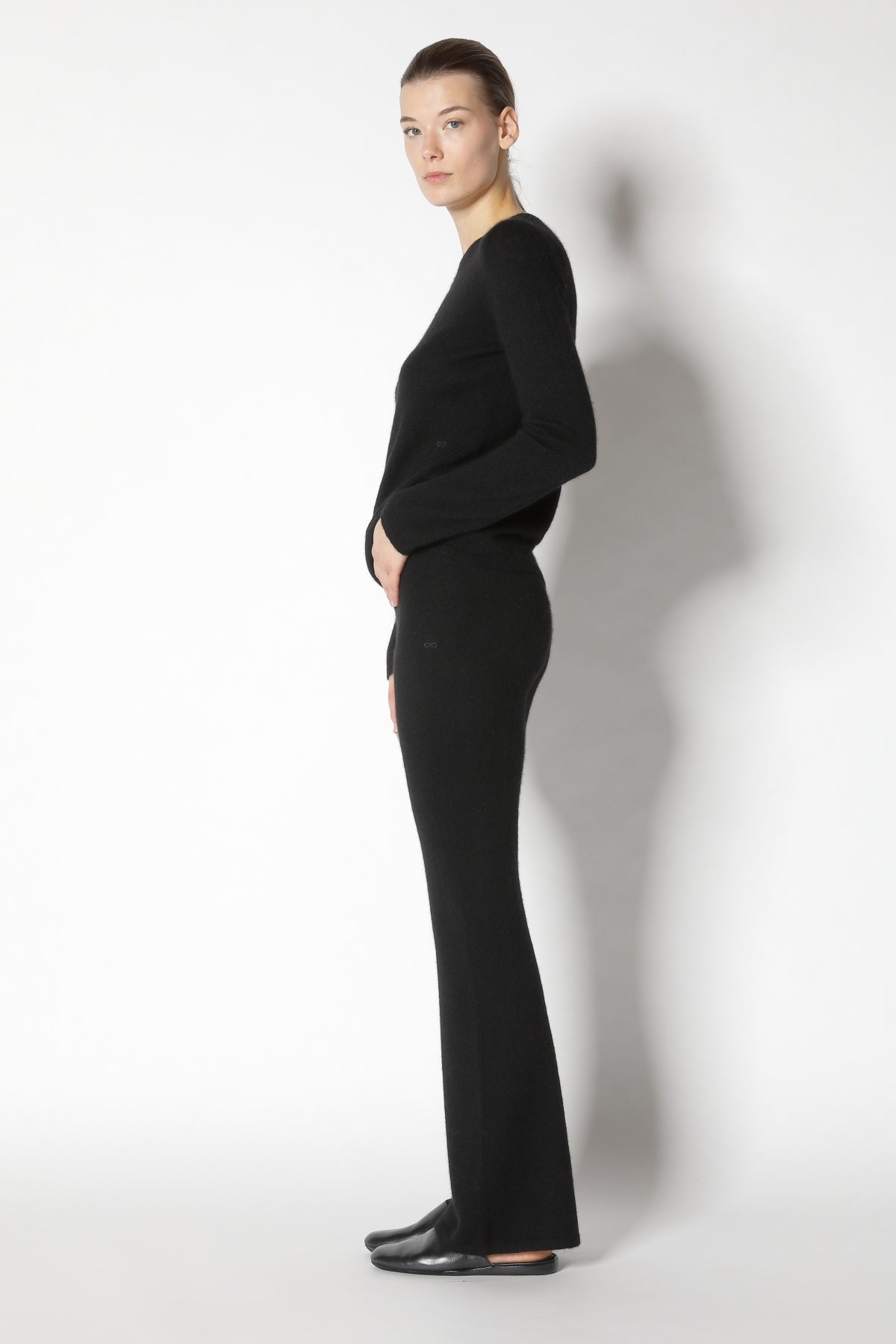 Fluffy Bell Bottom Pants