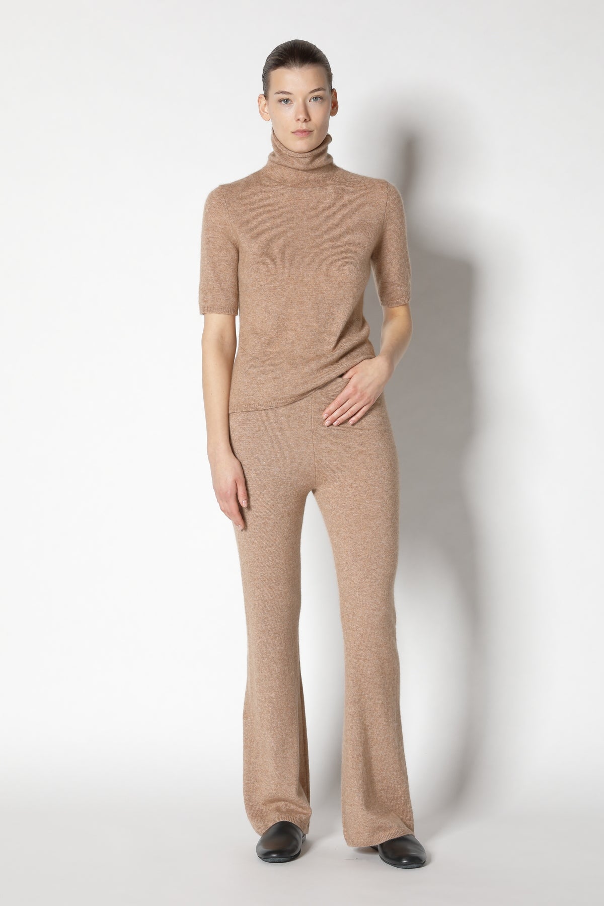 Fluffy Bell Bottom Pants