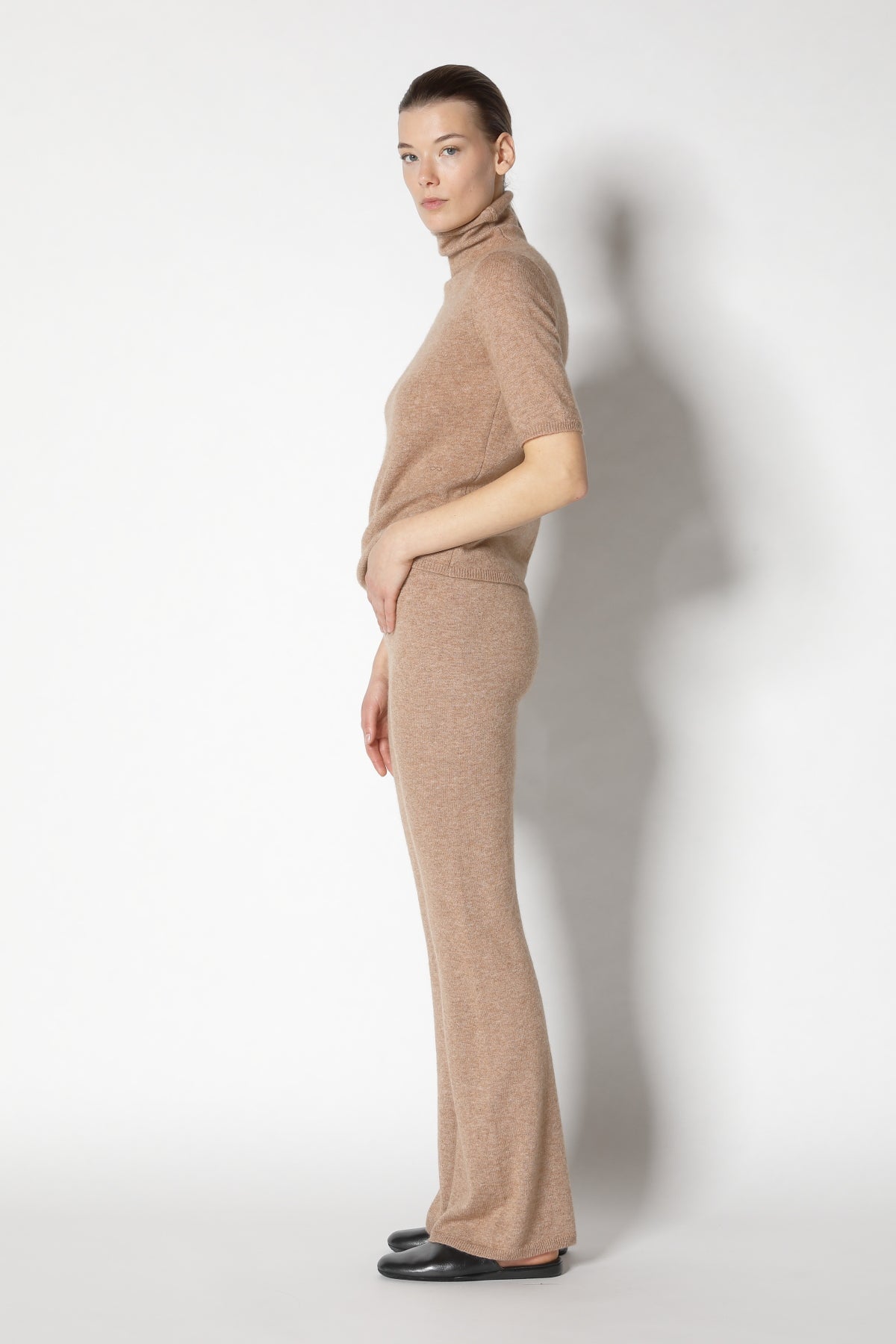 Fluffy Bell Bottom Pants