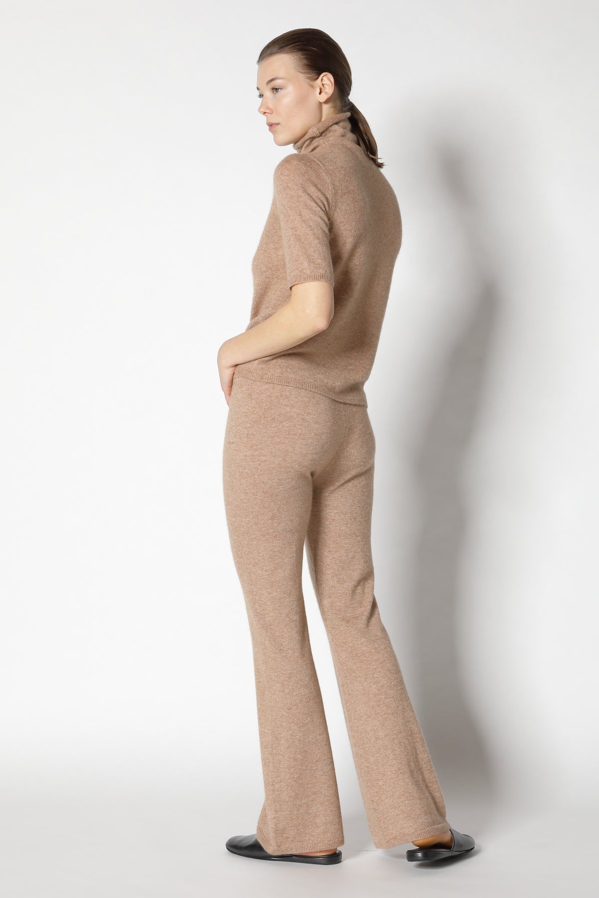 Fluffy Bell Bottom Pants