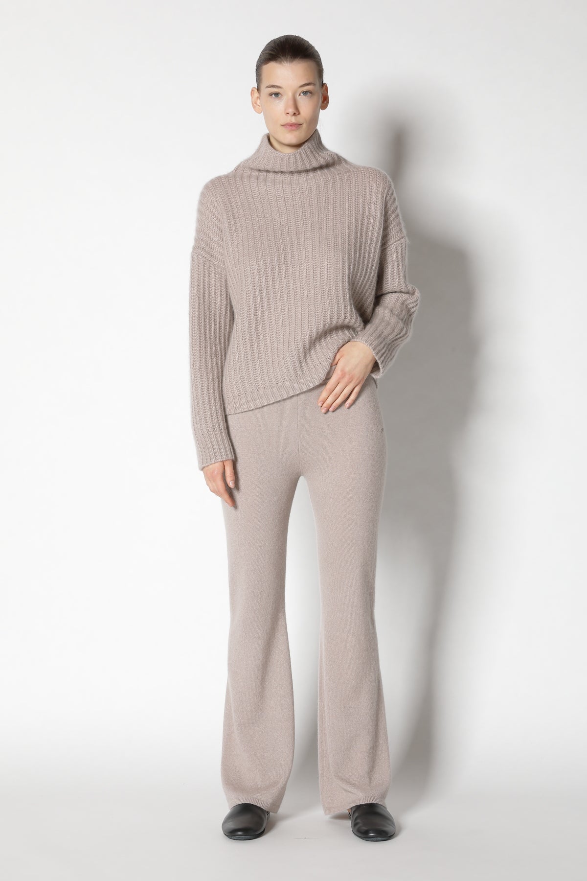 Fluffy Bell Bottom Pants