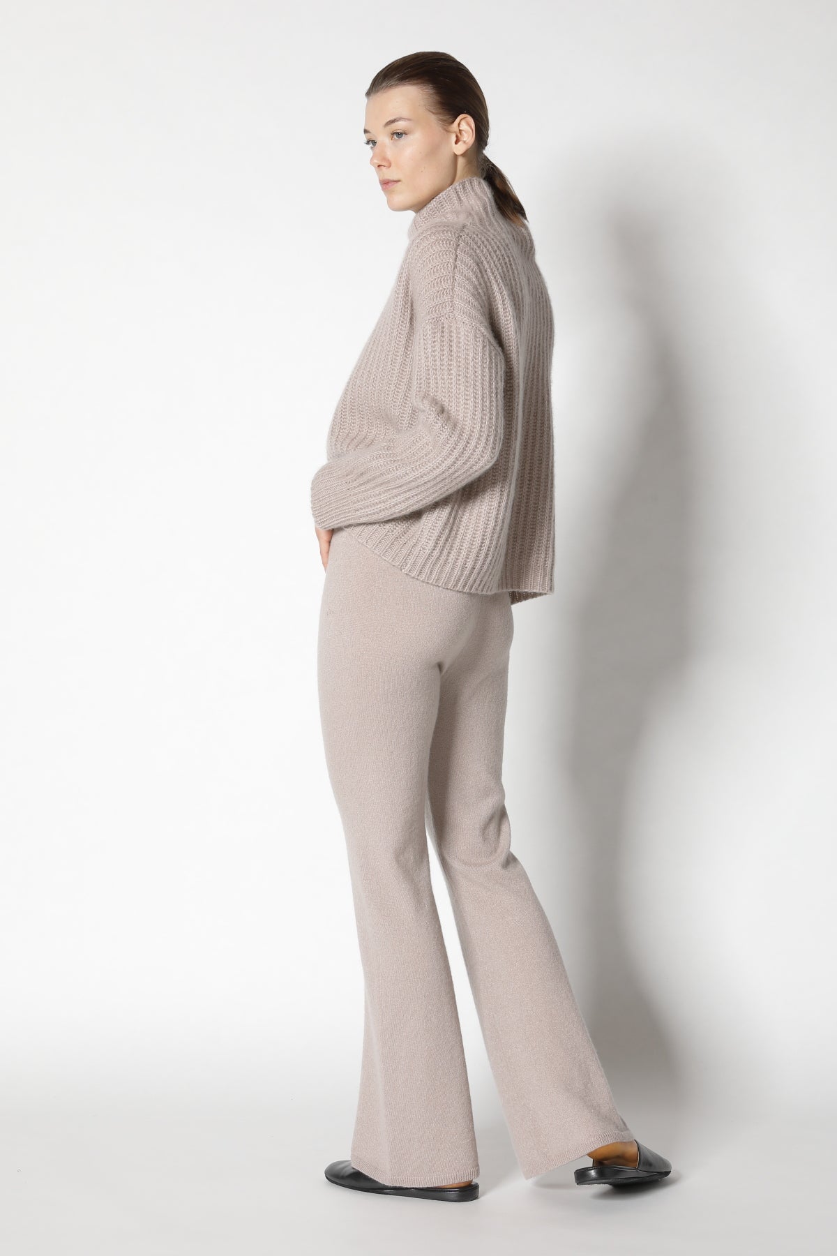 Fluffy Bell Bottom Pants