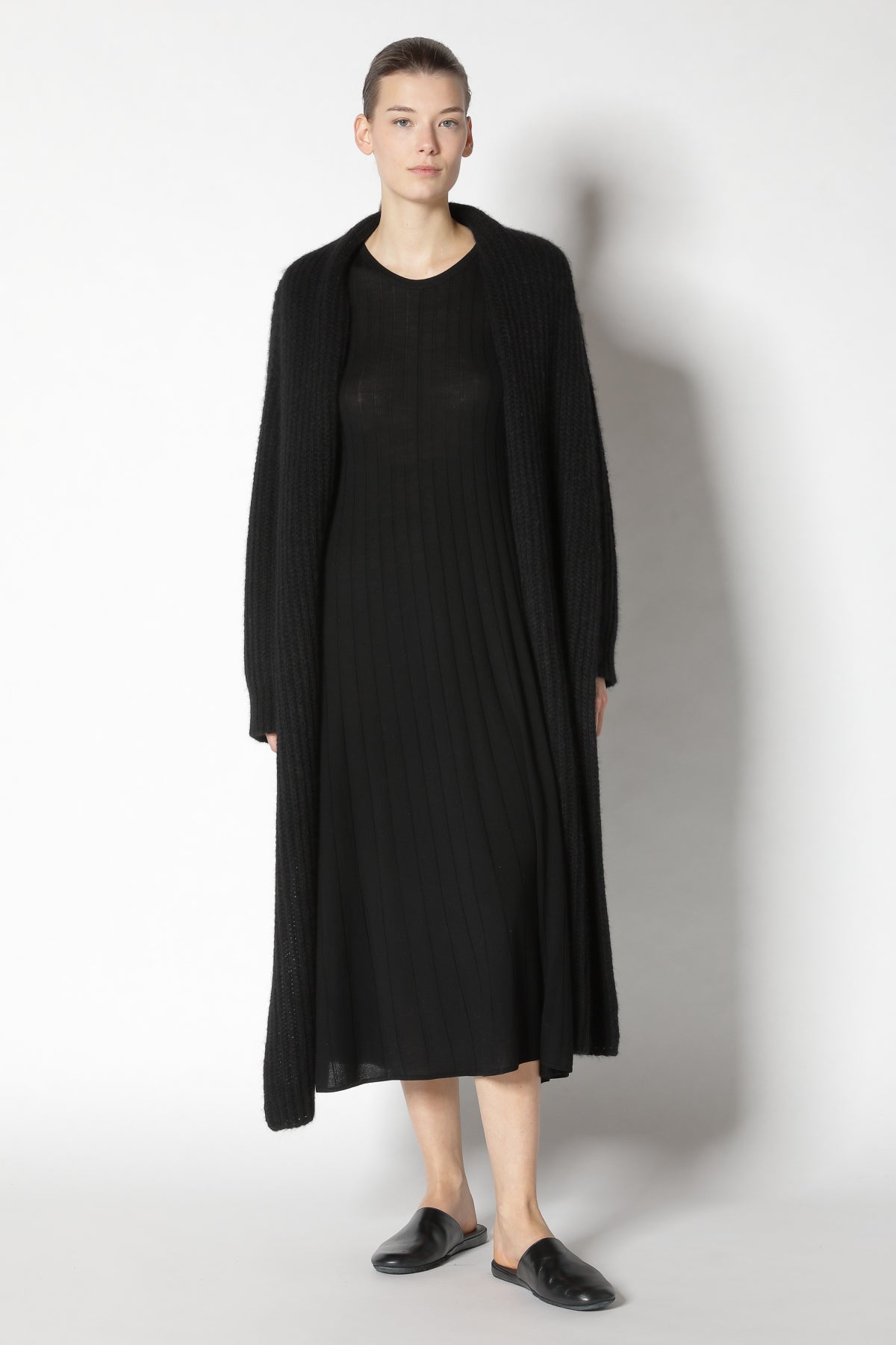 Fluffy Ribbed Coat