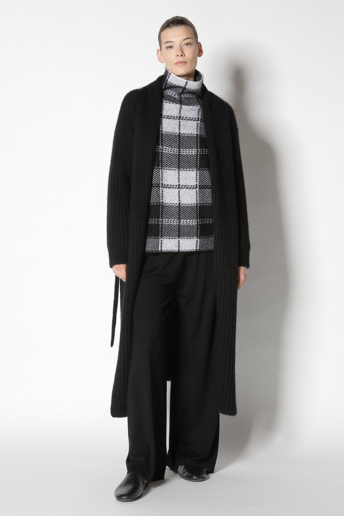 Fluffy Ribbed Coat