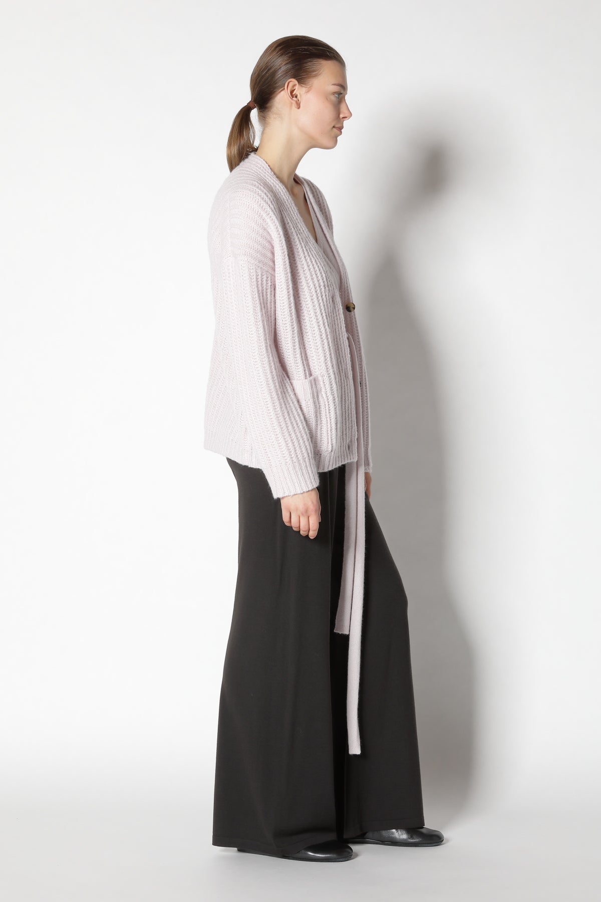 Fluffy Ribbed Cardigan