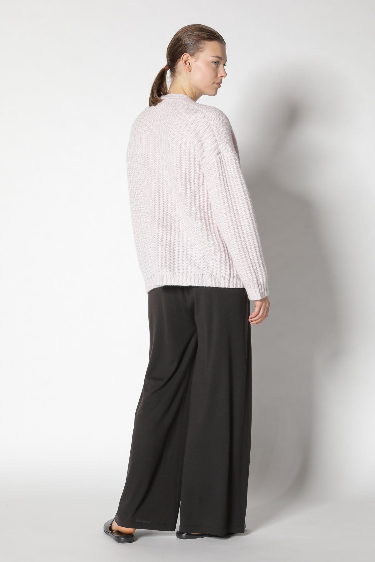Fluffy Ribbed Cardigan