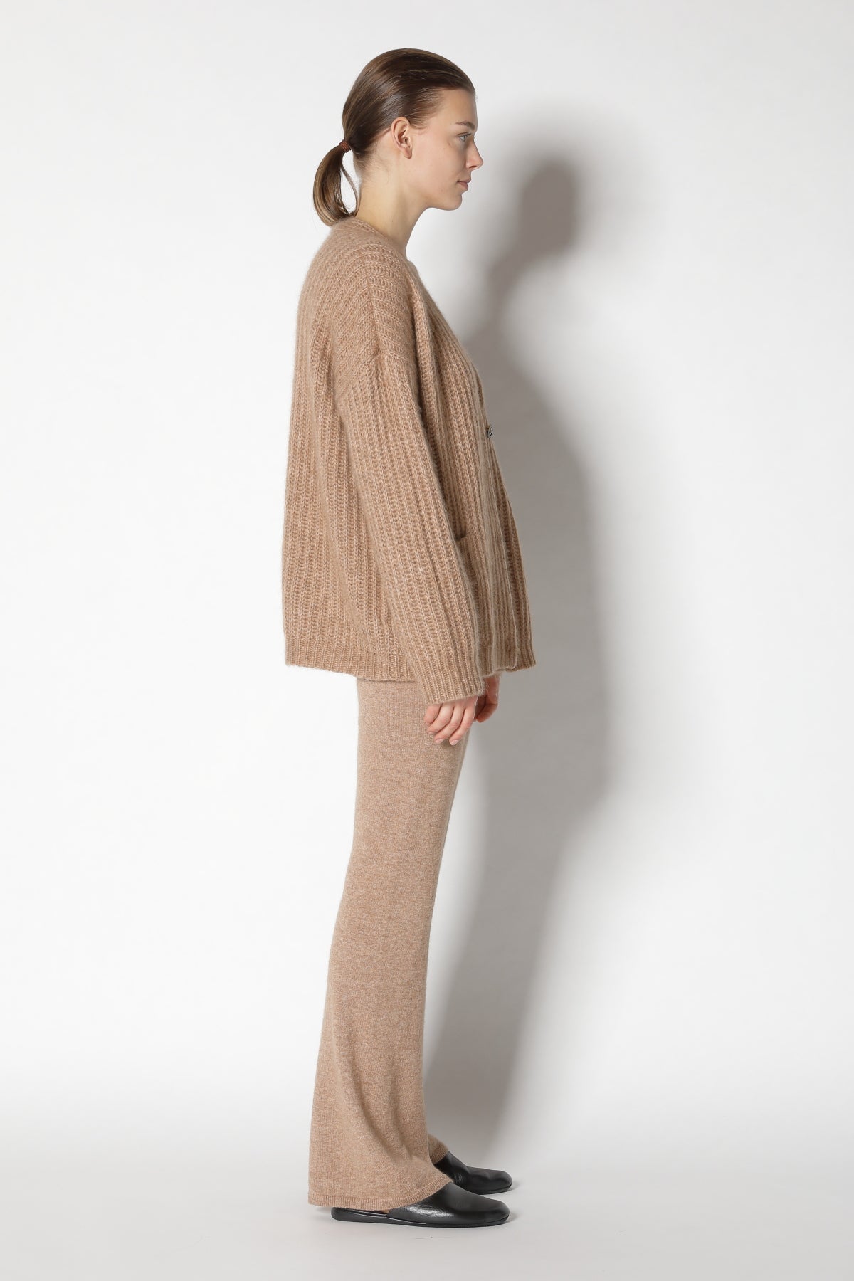 Fluffy Ribbed Cardigan