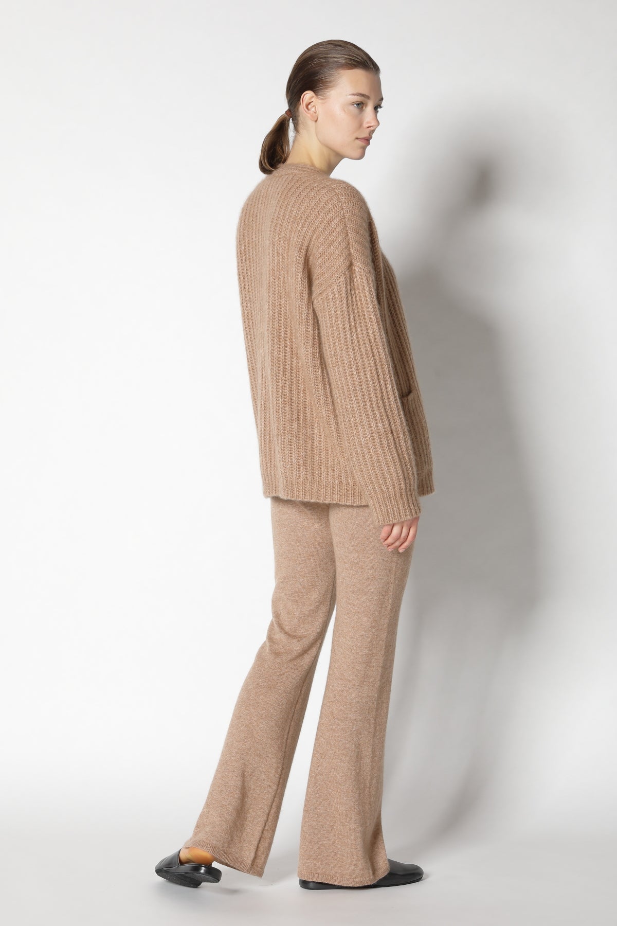 Fluffy Ribbed Cardigan