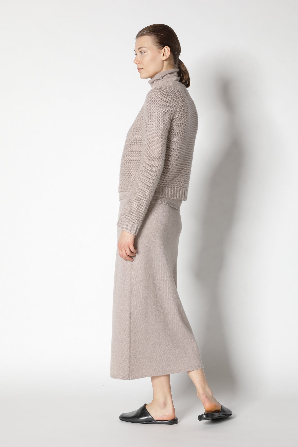 Fluffy Garter Crew Jacket