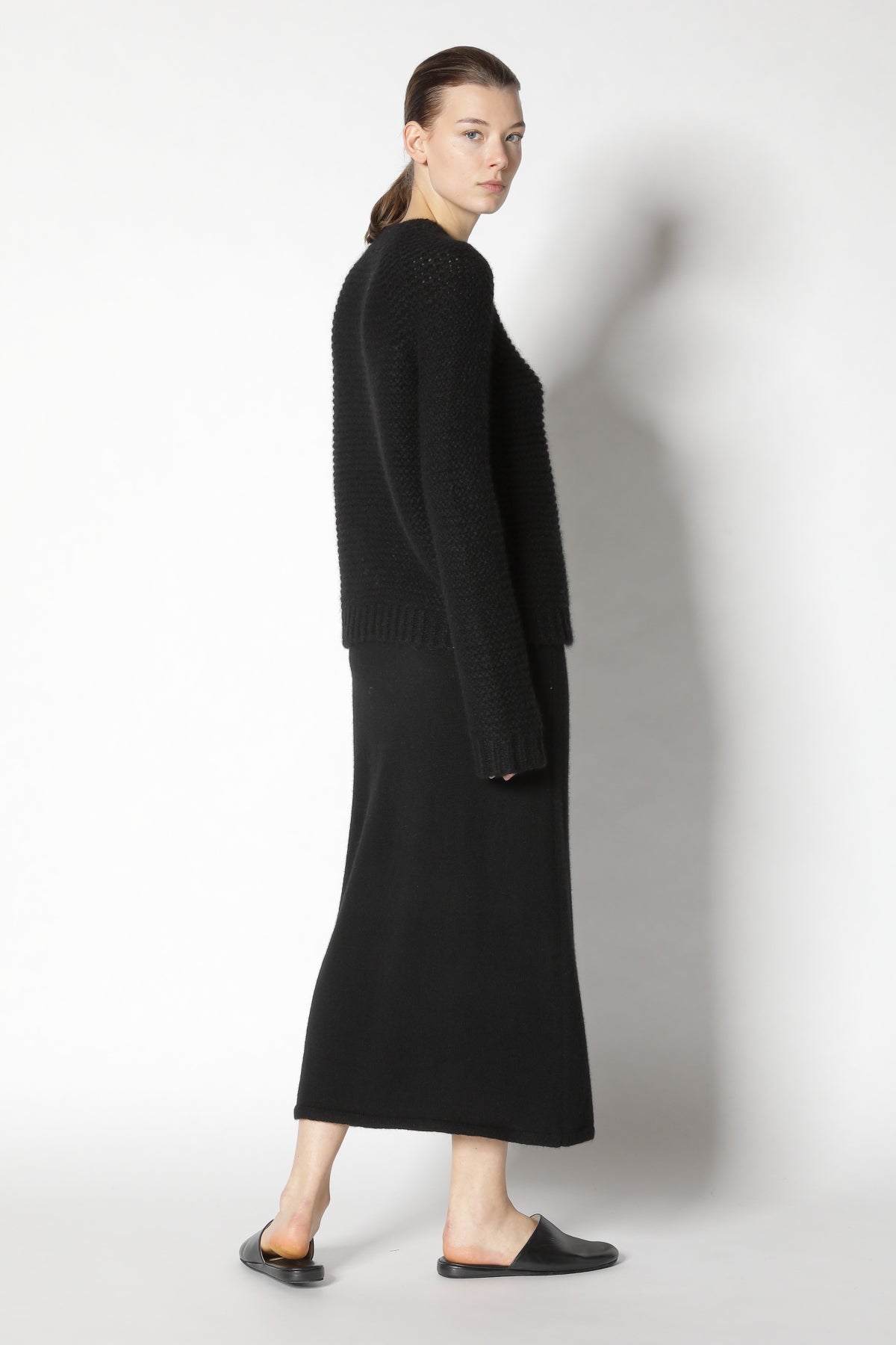 Fluffy Garter Crew Jumper