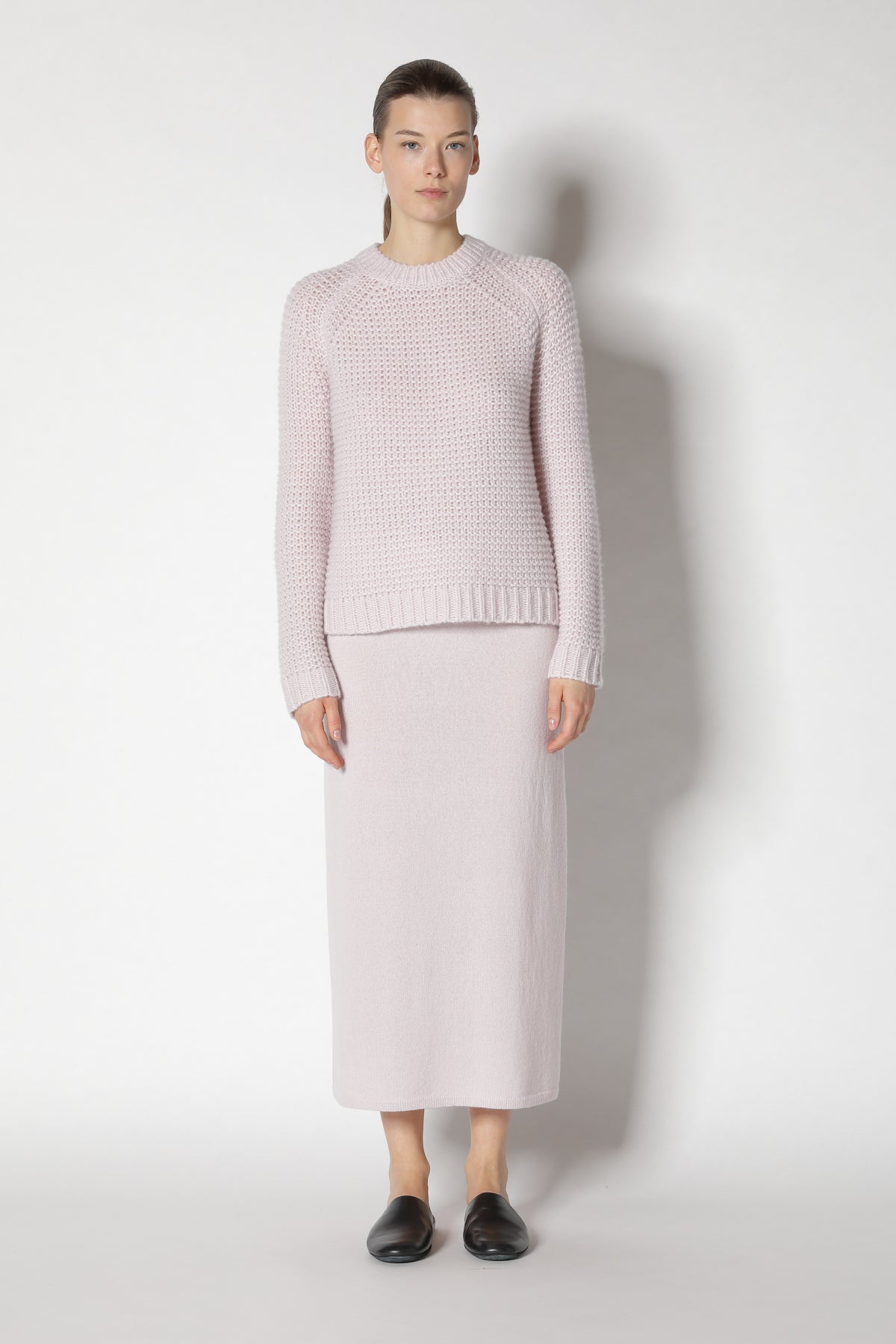 Fluffy Garter Crew Jumper