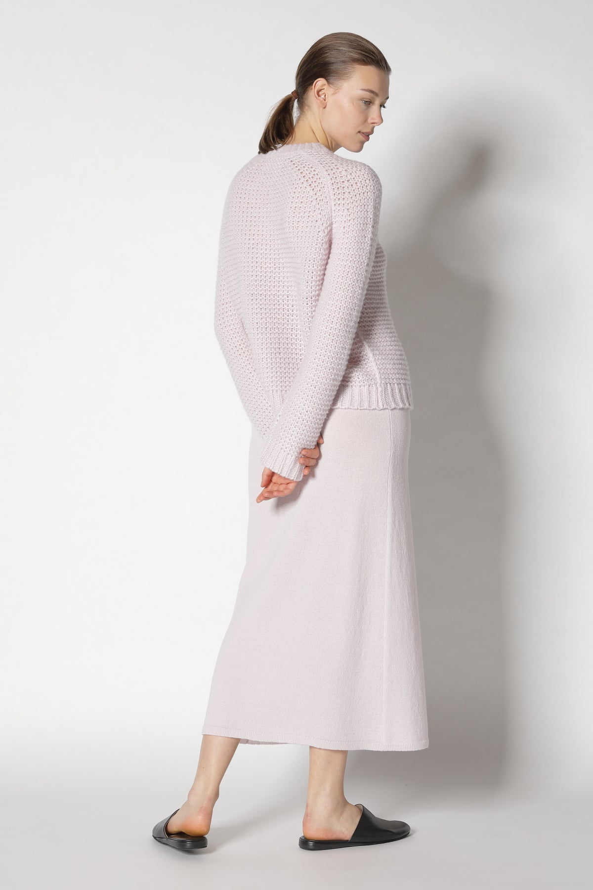 Fluffy Garter Crew Jumper