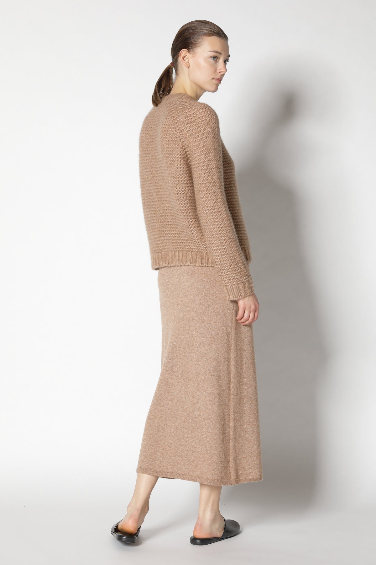 Fluffy Garter Crew Jumper