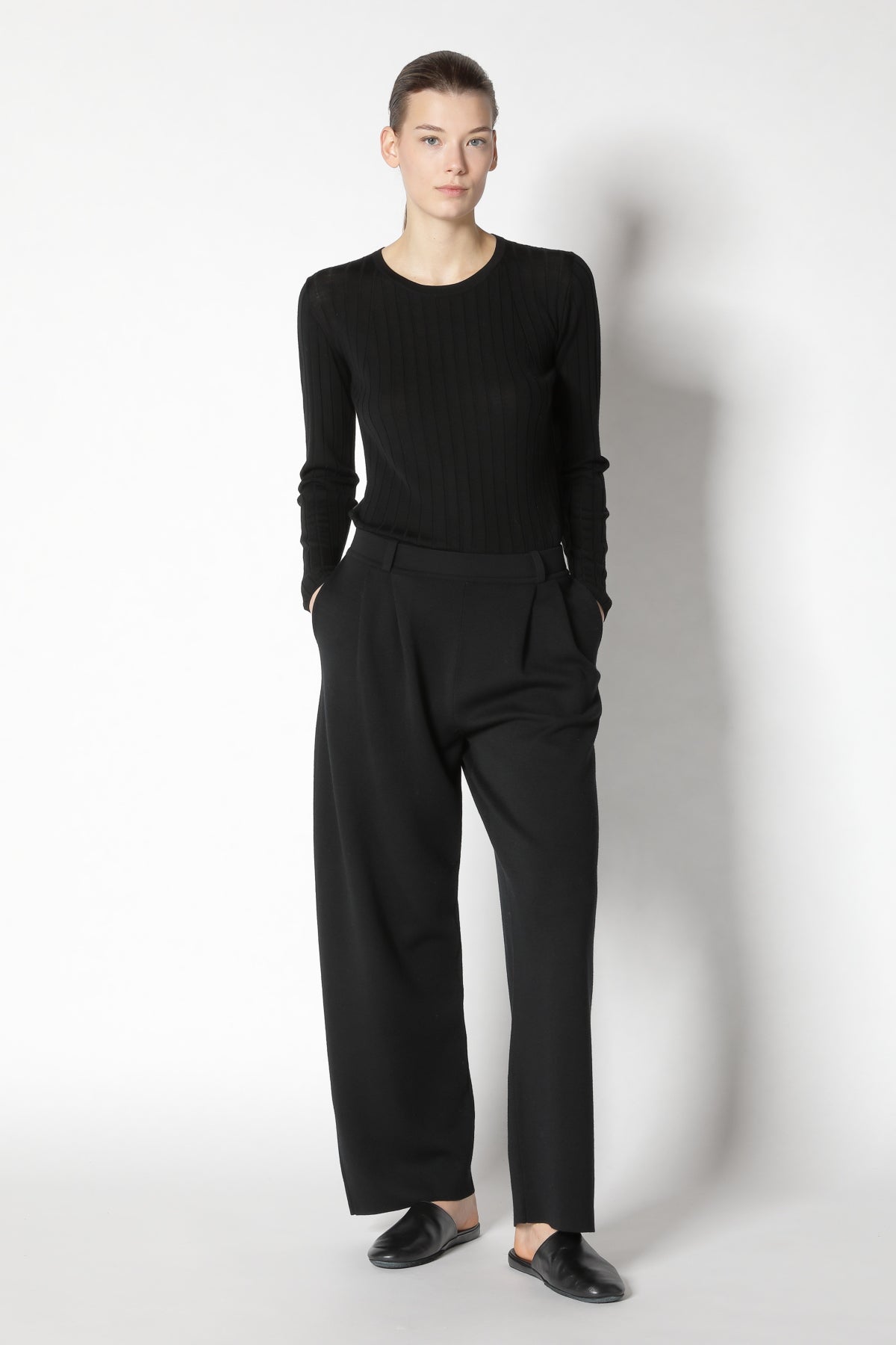 Extrafine Rib Crew Jumper