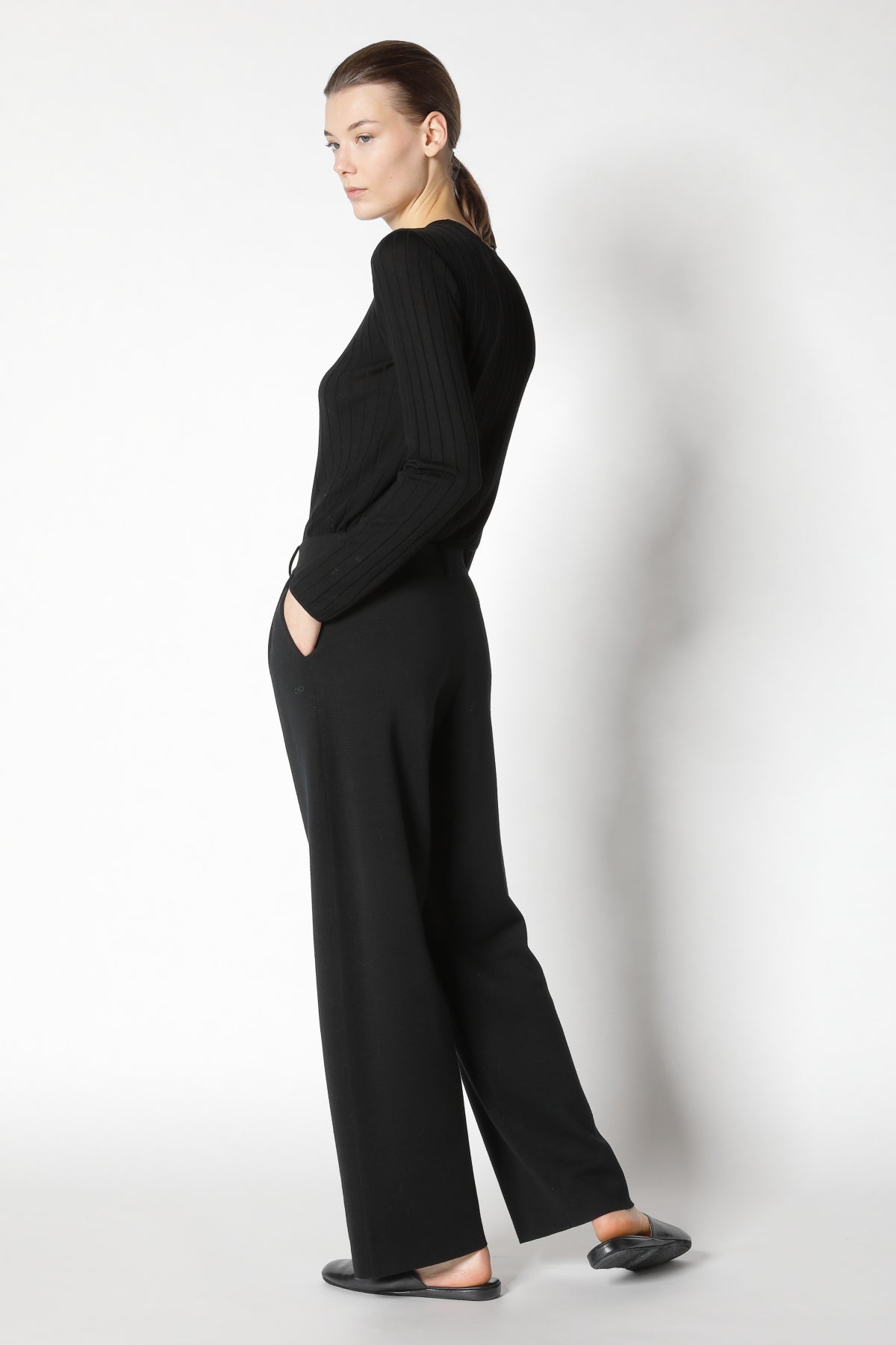 Extrafine Rib Crew Jumper