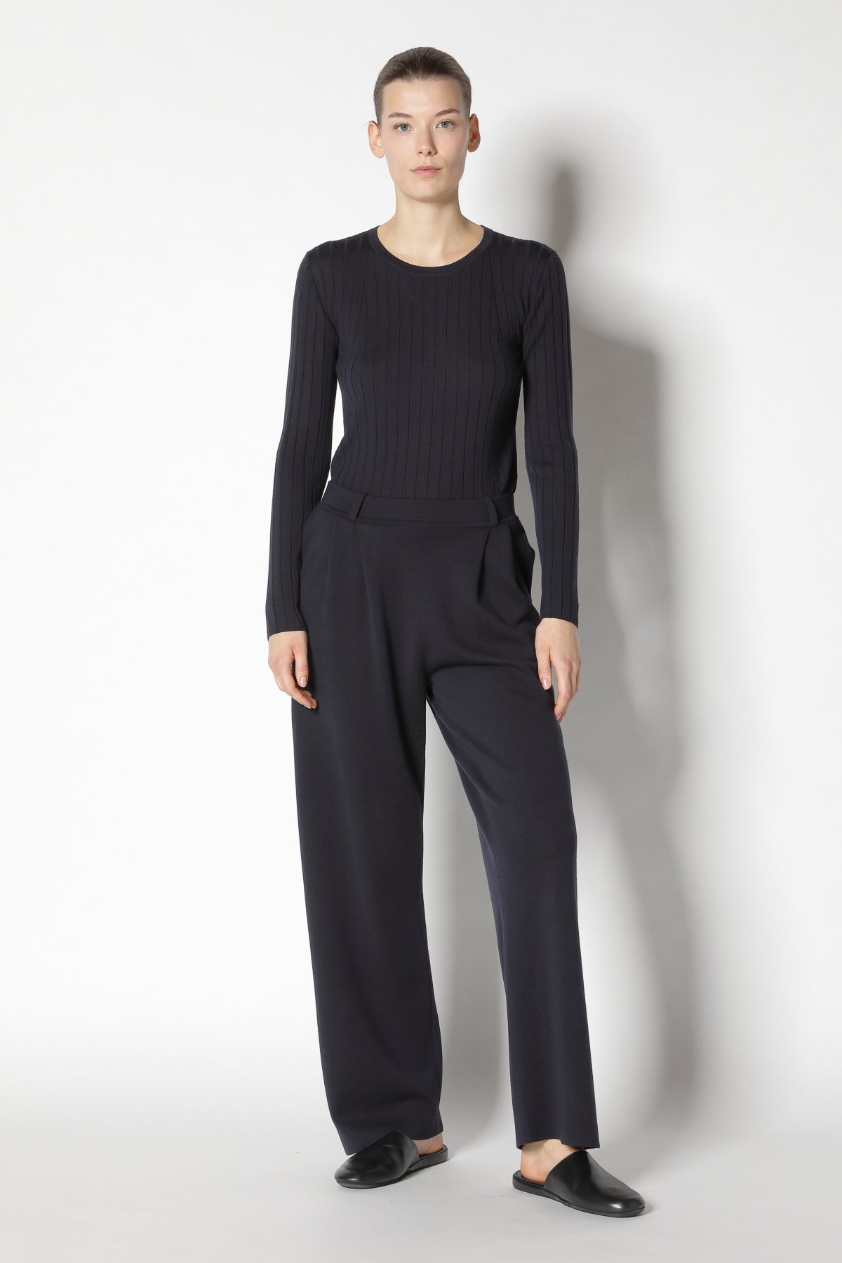 Extrafine Rib Crew Jumper