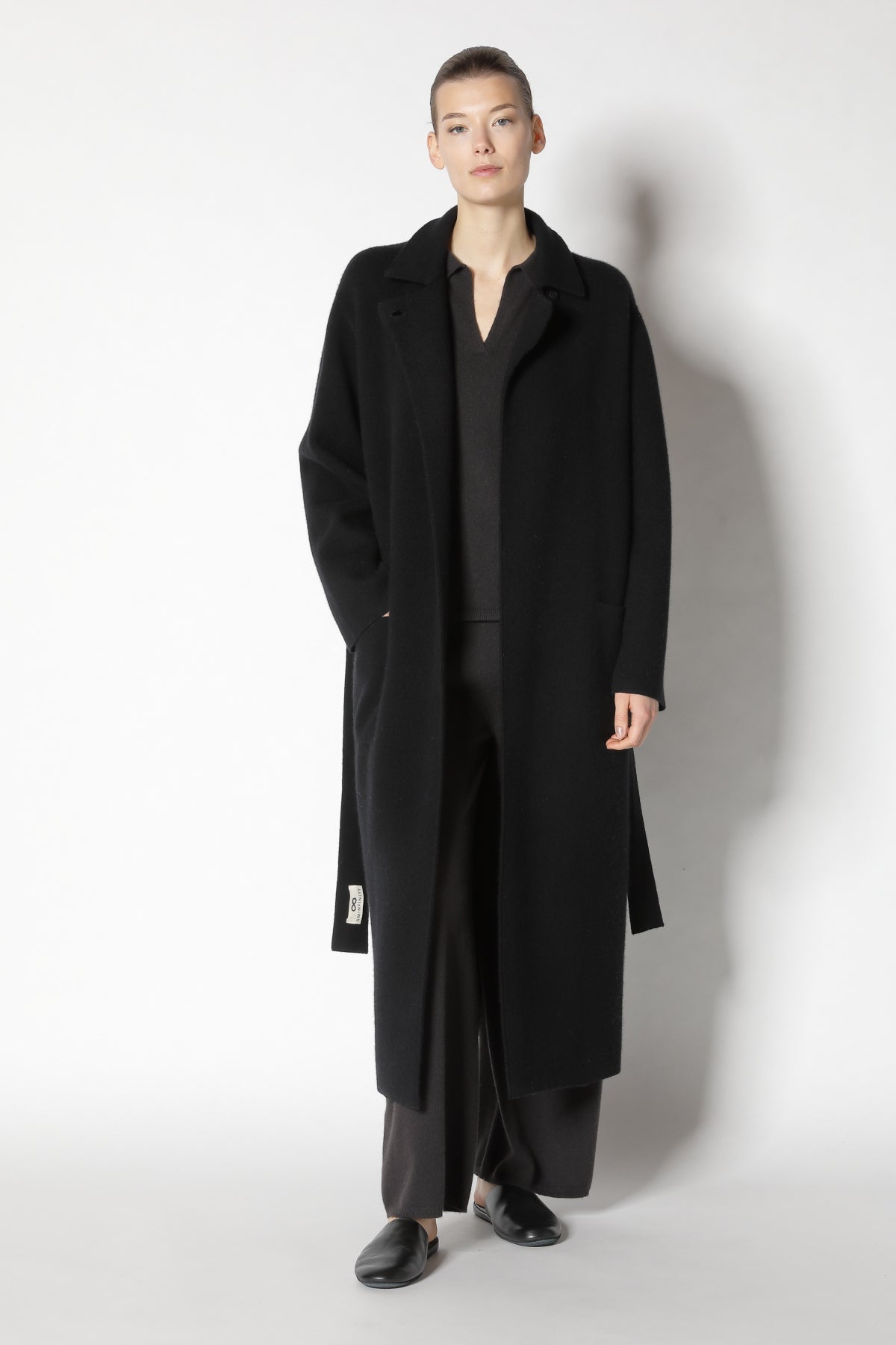 Doubleface Belted Maxi Coat