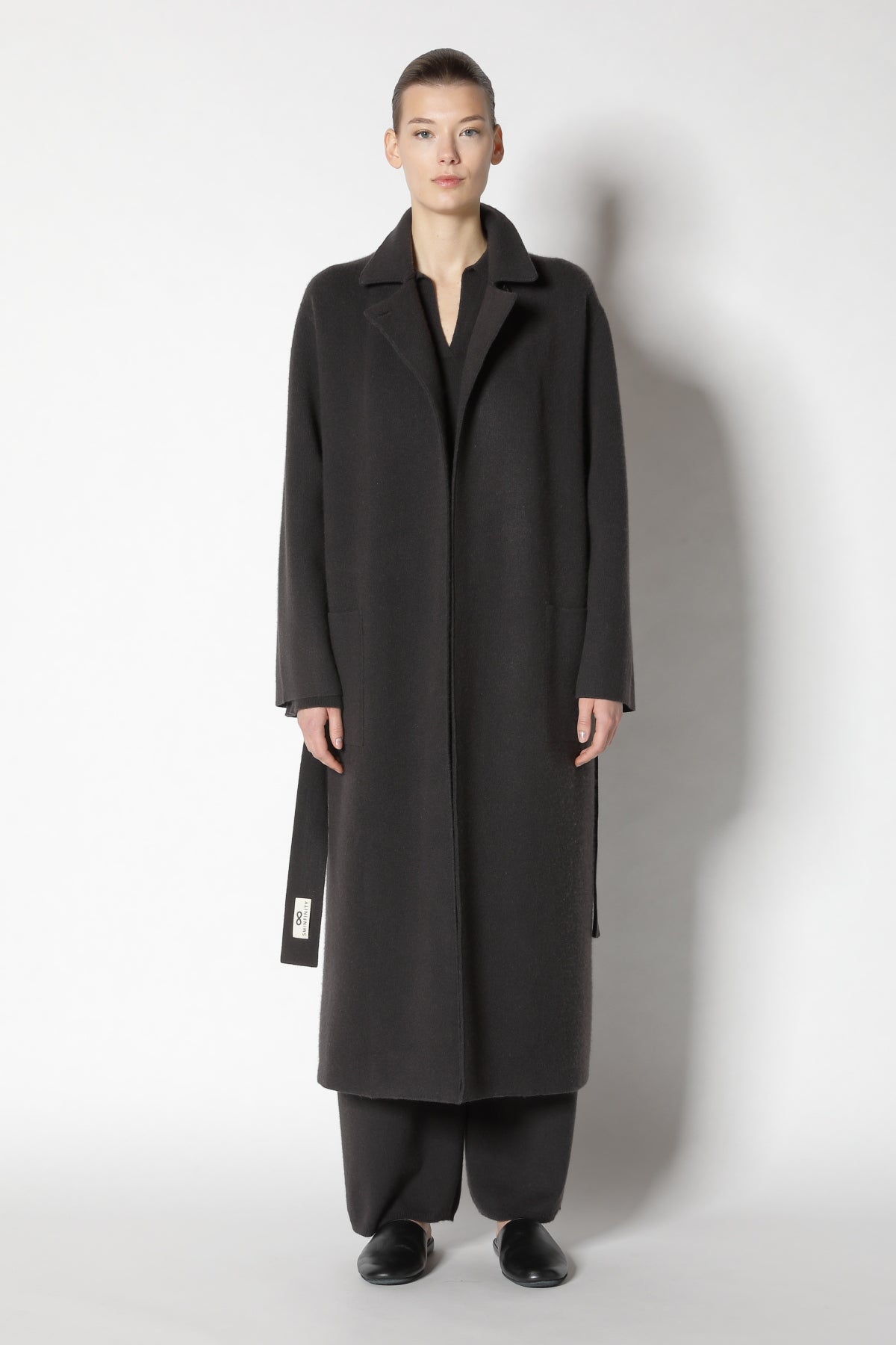 Doubleface Belted Maxi Coat