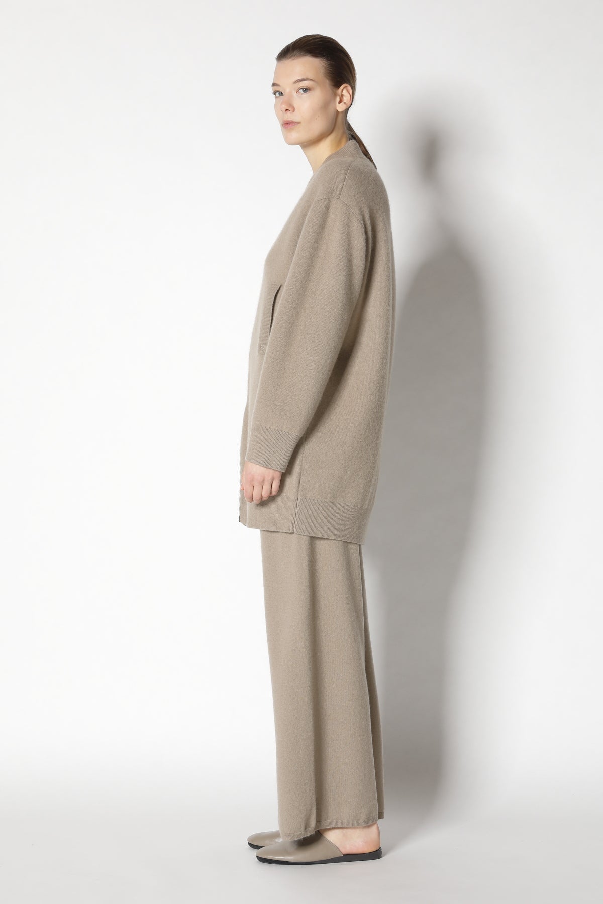 Doubleface Long Bomber Jacket
