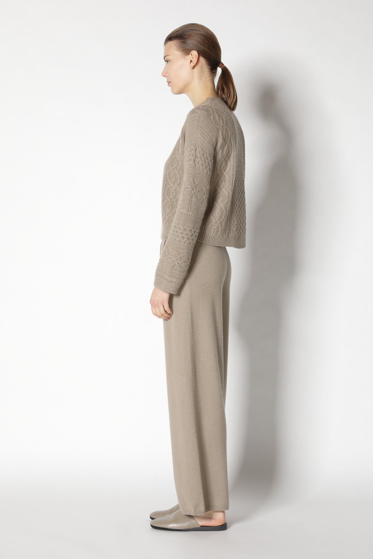 Chilly Aran Cable Crew Jumper
