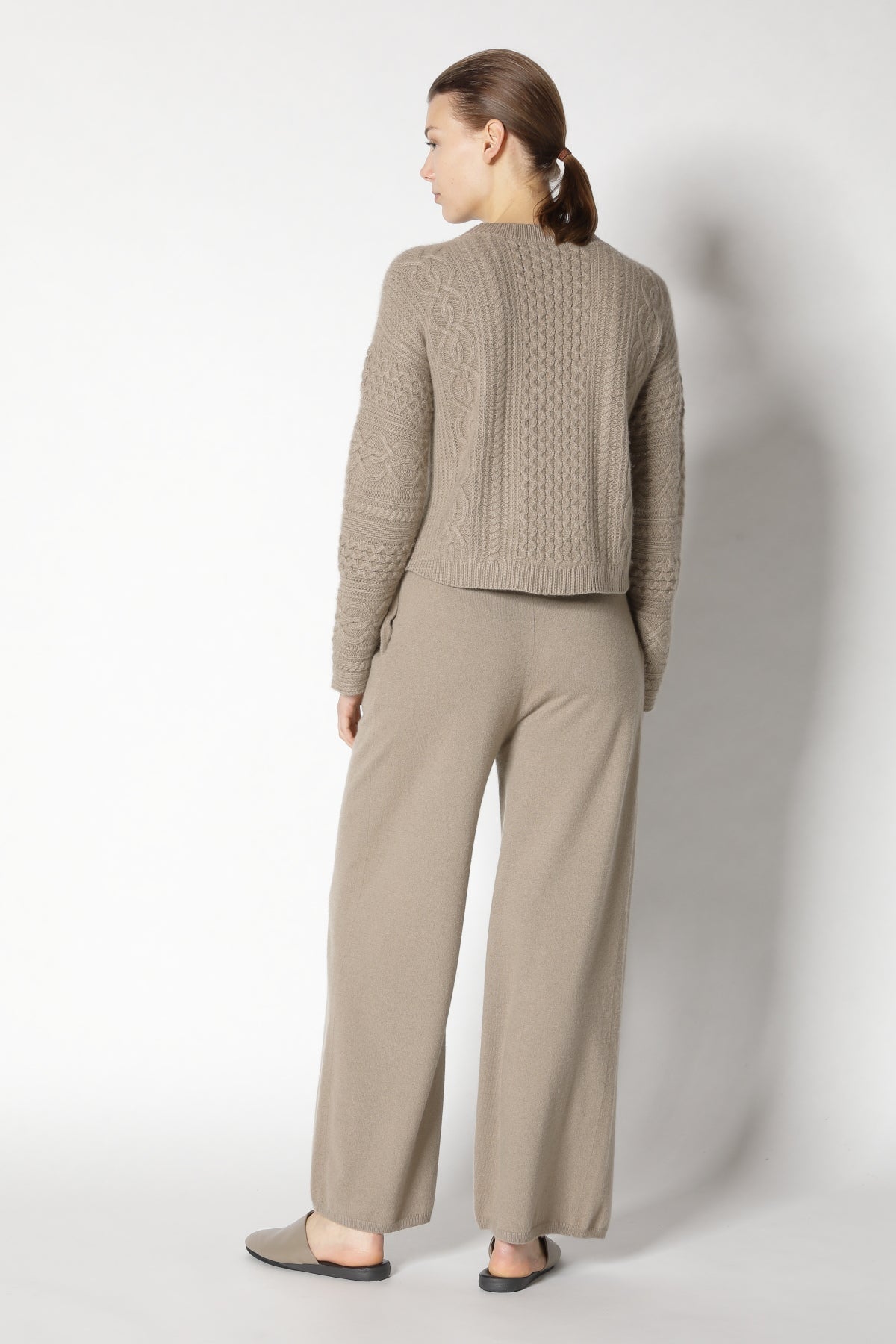 Chilly Aran Cable Crew Jumper