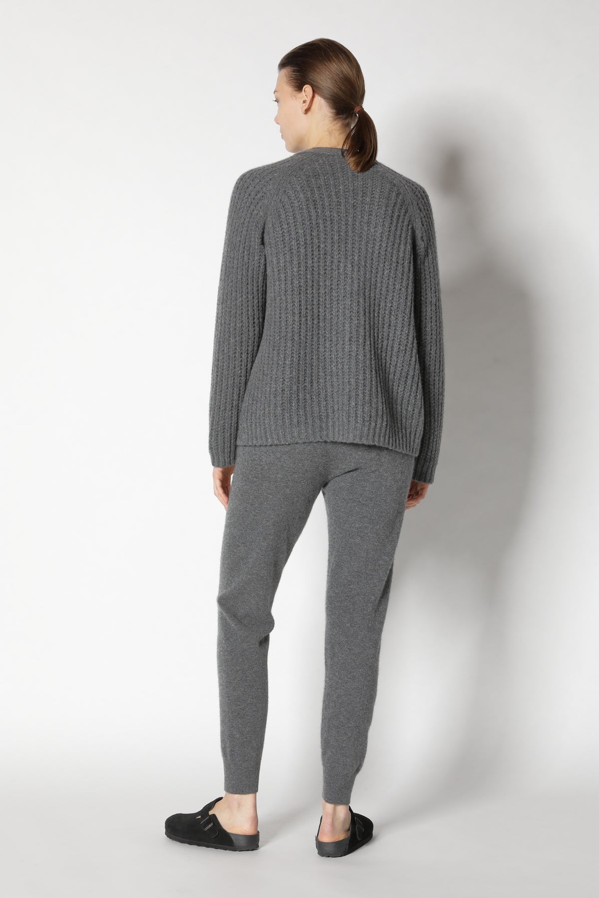Blurry Ribbed Cardigan