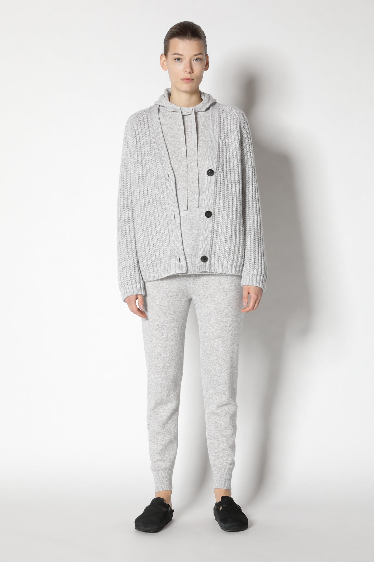 Blurry Ribbed Cardigan