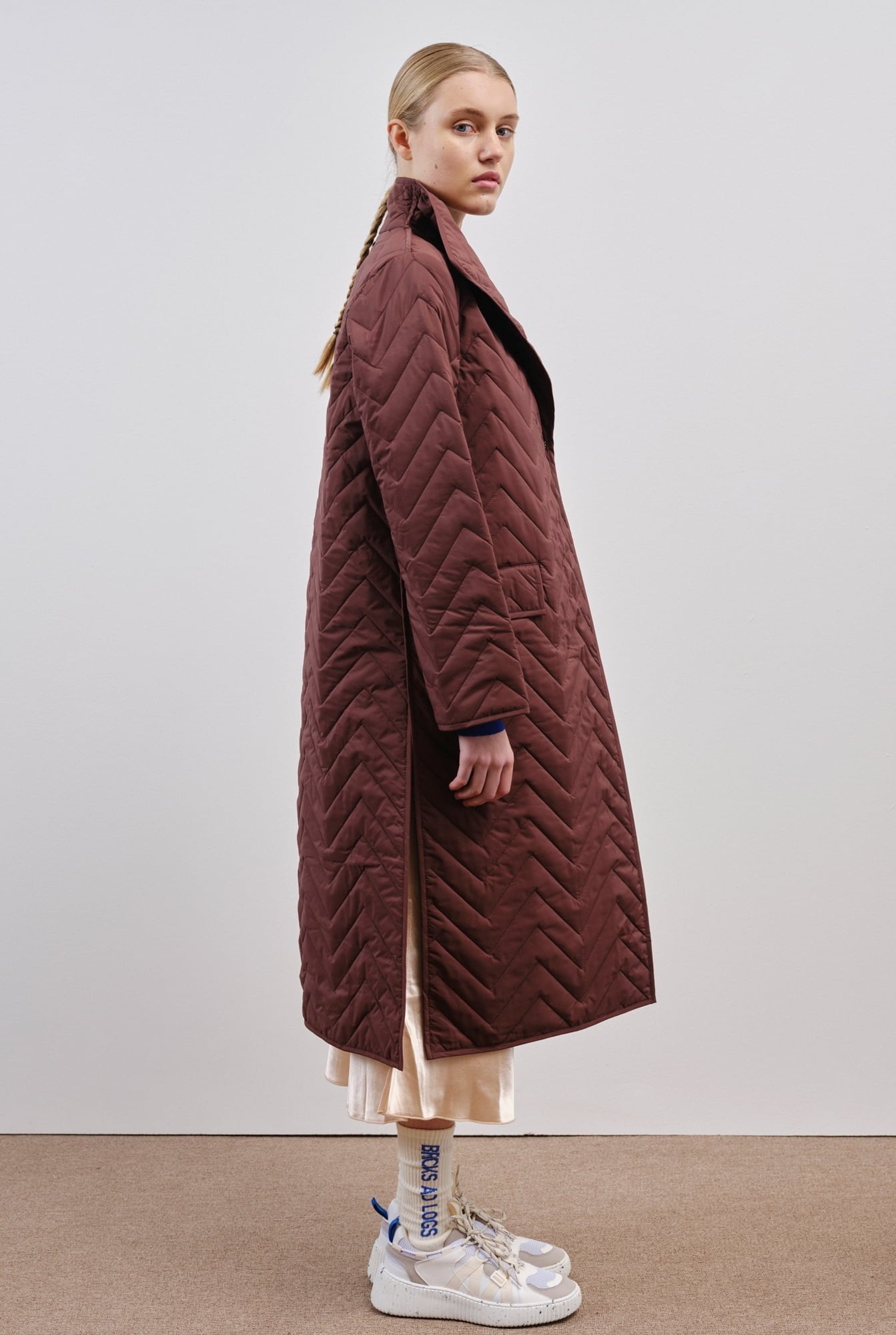 Embassy of Bricks and Logs-Archive-Sale-Outlet-DAFNI QUILTED COAT-Jacken & Mäntel-XXS-TRUFFLE-by-ARCHIVIST