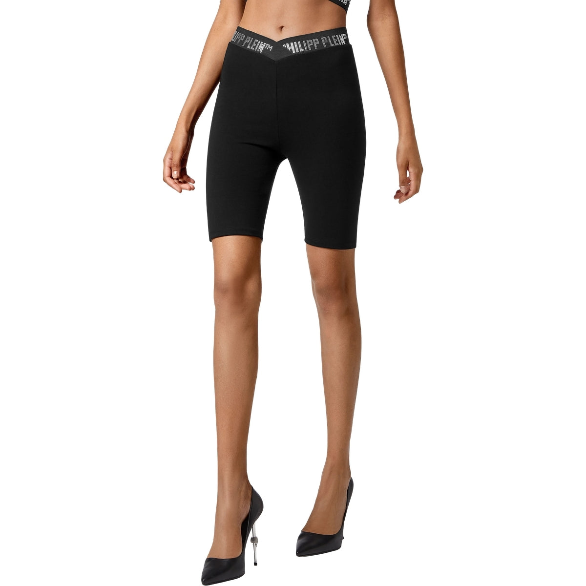 Super High Waist Shorts Stones Philipp Plein TM