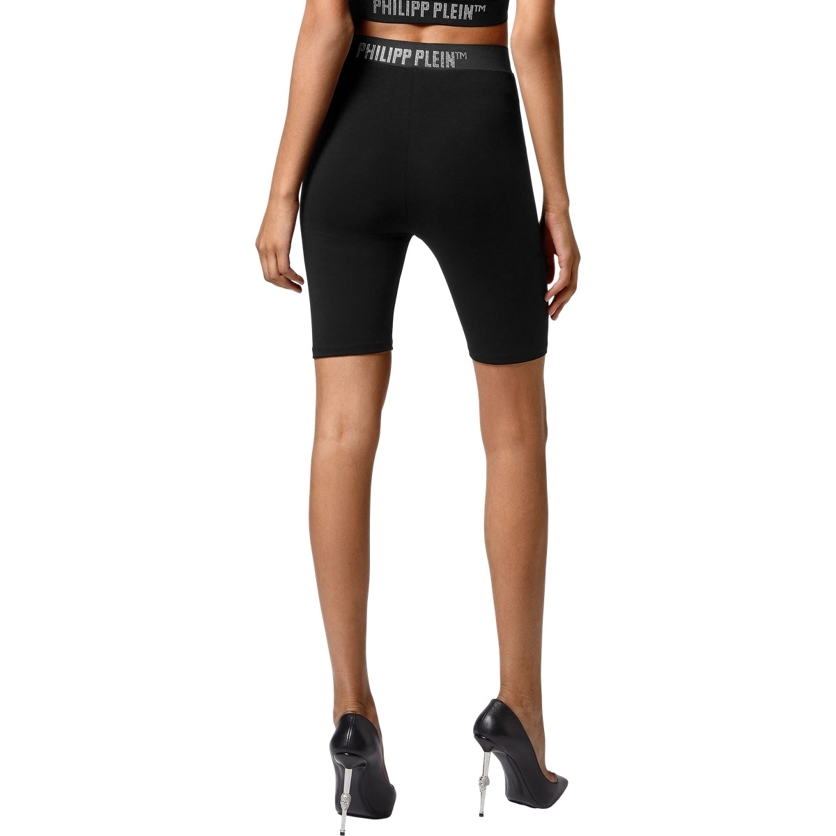 Super High Waist Shorts Stones Philipp Plein TM