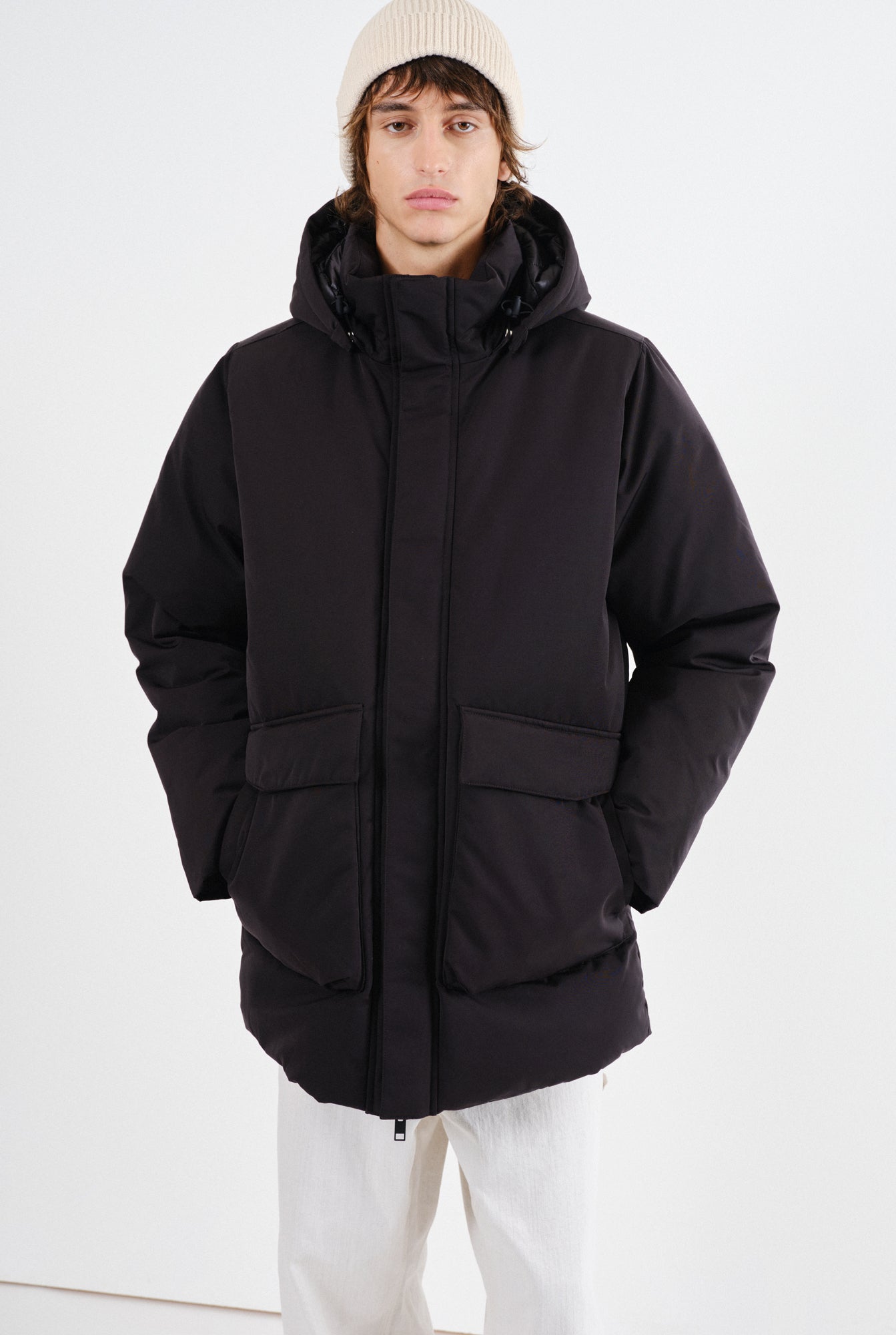 Embassy of Bricks and Logs-Archive-Sale-Outlet-HADDOCK PARKA-Jacken & Mäntel-S-BLACK-by-ARCHIVIST