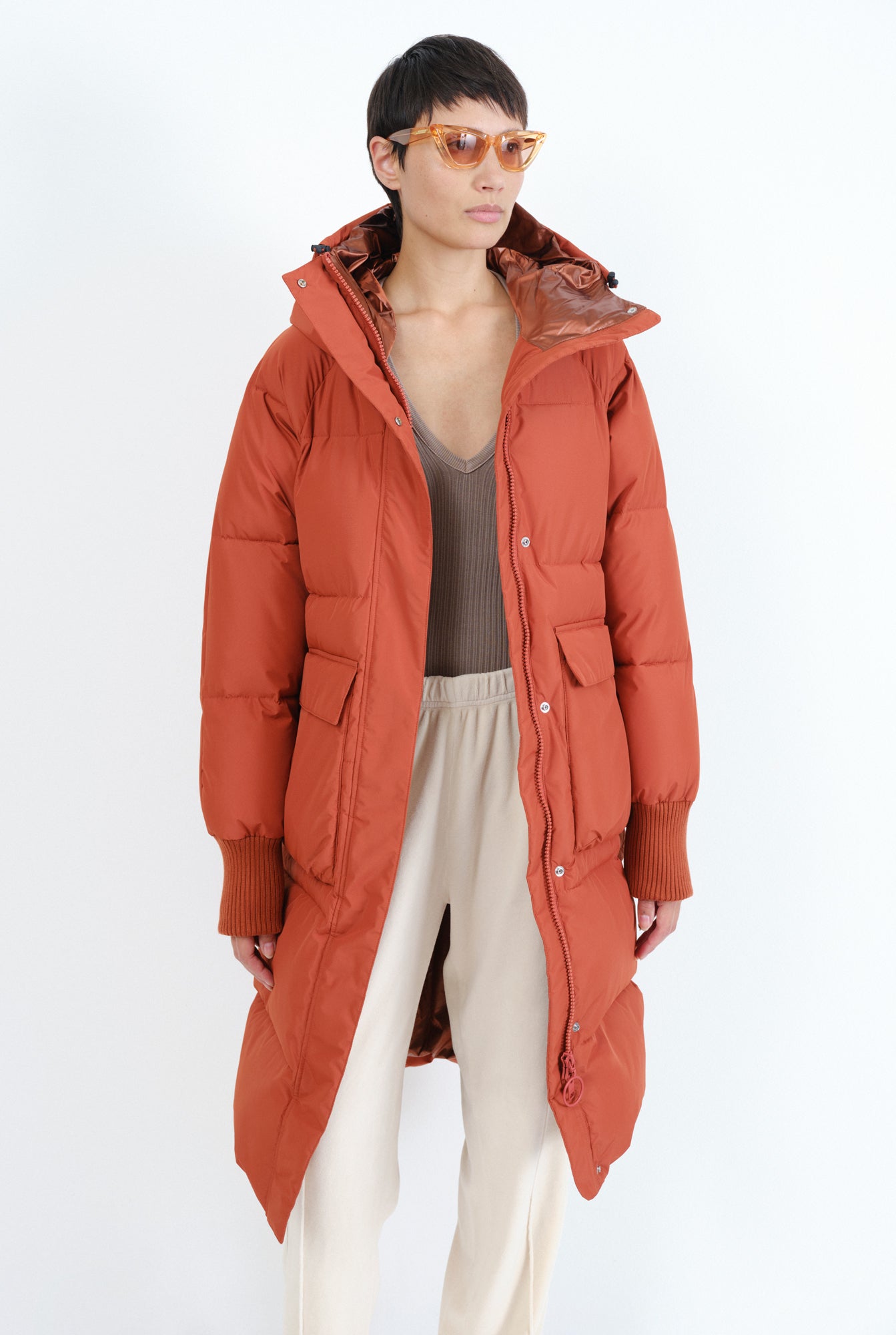 Embassy of Bricks and Logs-Archive-Sale-Outlet-RY PUFFER PARKA-Jacken & Mäntel-XS-BURNT RED-by-ARCHIVIST