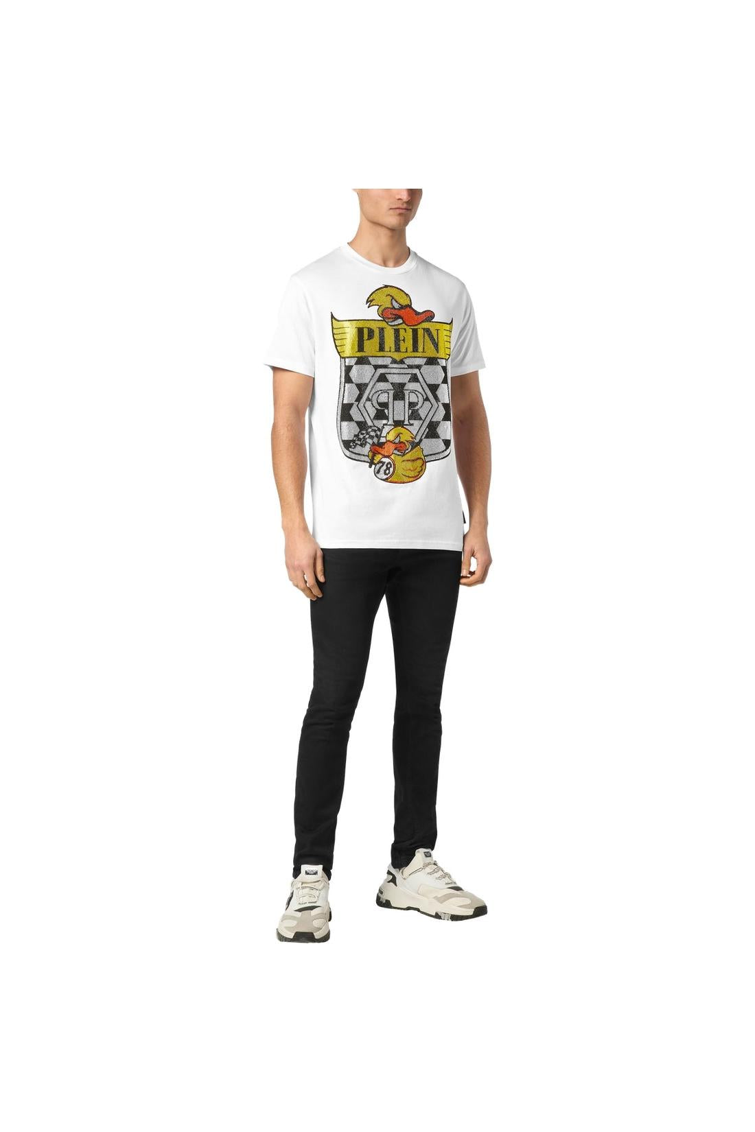 Philipp Plein T-shirt Round Neck SS Tee Duck 1978, Shirts