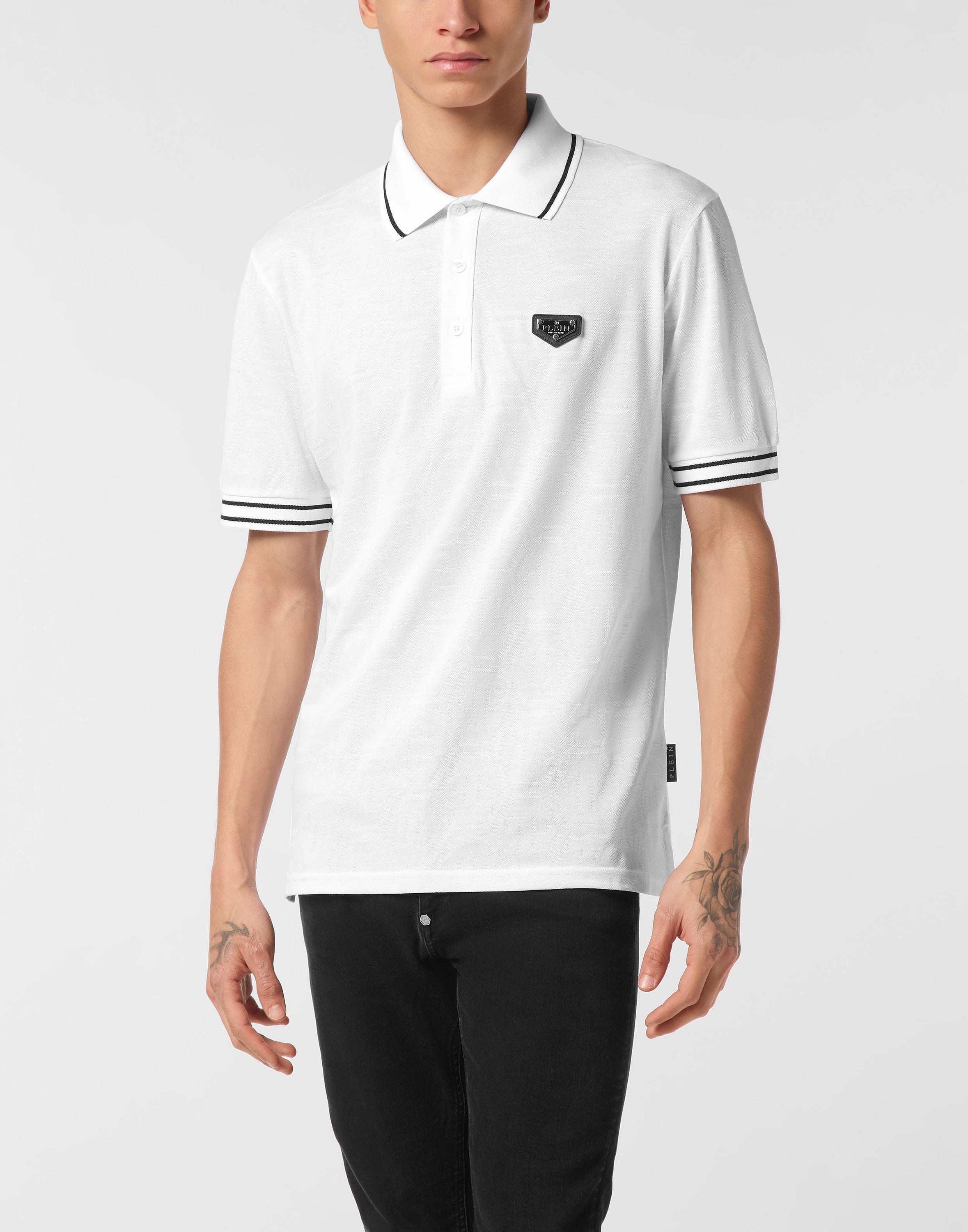 Jacquard Polo T-Shirt Monogram